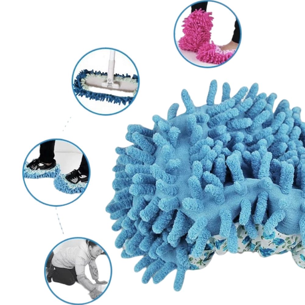 Floor Cleaning Mop Slippers Removable Shoe Covers Washable Mops Socks Sweeping Cleaning for Kitchen Bathroom Office - Image 8