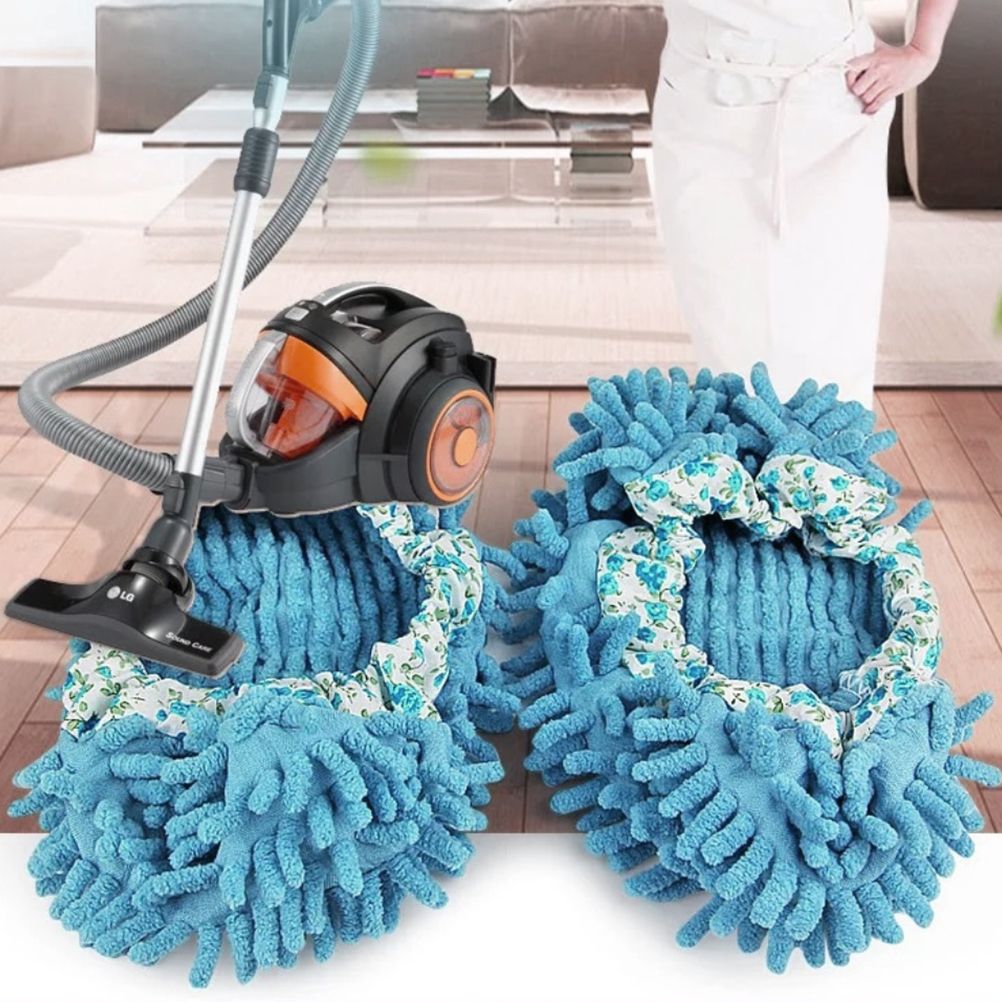 Floor Cleaning Mop Slippers Removable Shoe Covers Washable Mops Socks Sweeping Cleaning for Kitchen Bathroom Office - Image 8