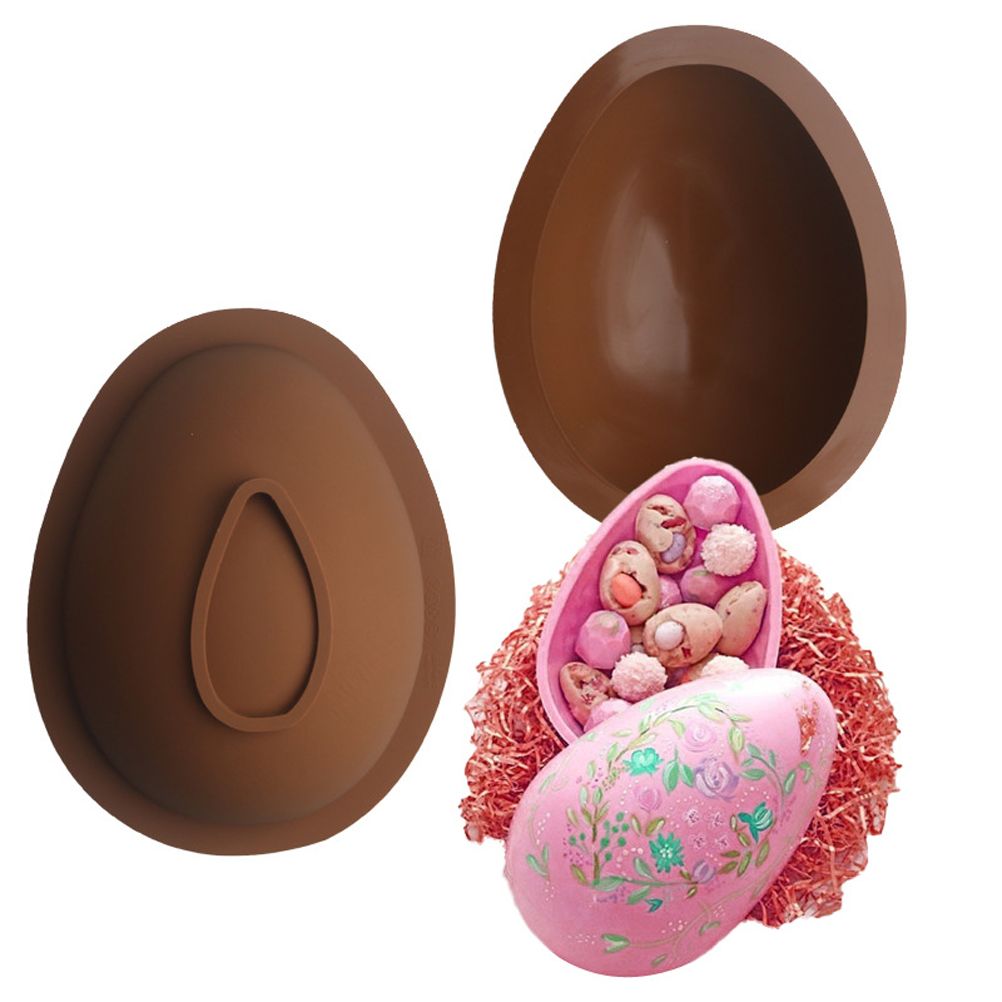 3D Easter Egg Chocolate Silicone Mold DIY Easter Surprise Mousse Moulds Baking Tool for Hot Chocolate Cocoa Bombs Cake - Image 7
