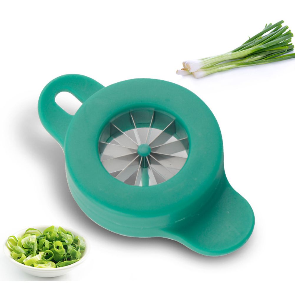 Household Stainless Steel Scallion Cutter Plum Blossom Shred Silk Cutter Sharp Onion Cutter Graters Kitchen Shred Accessories - Image 1