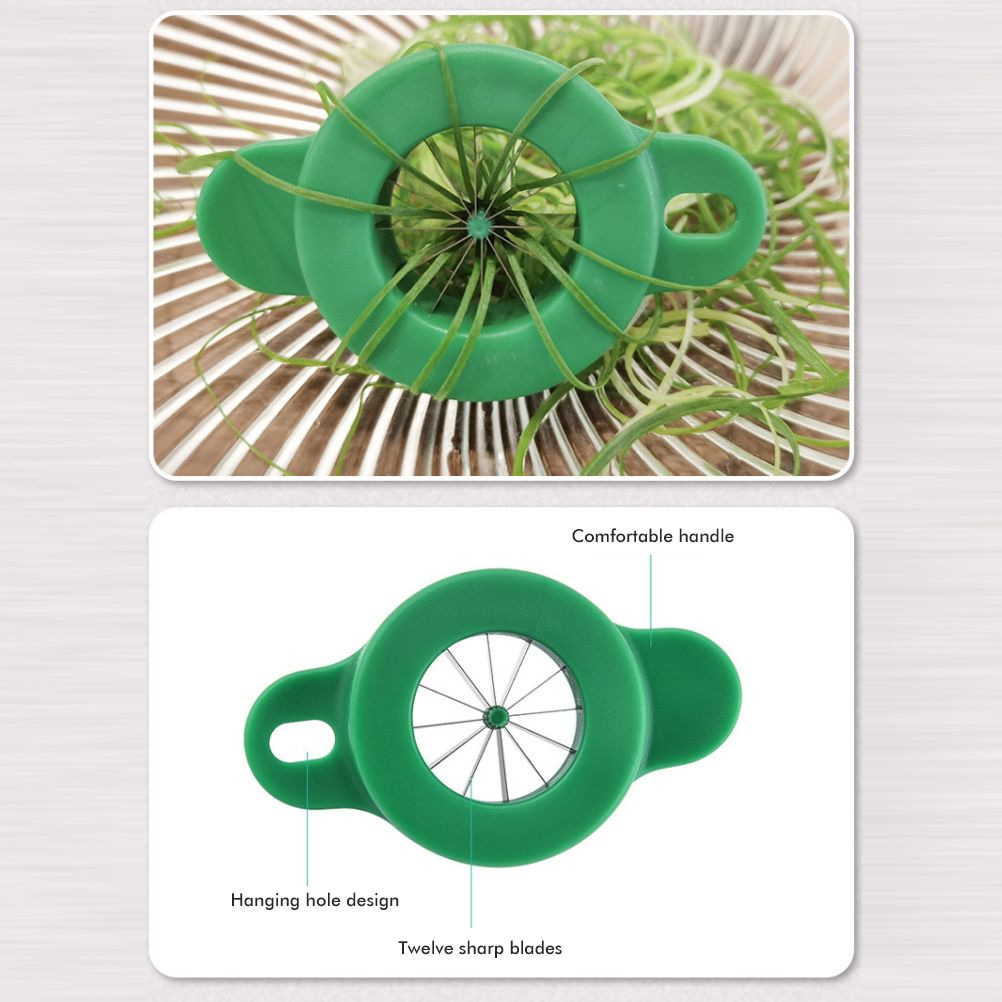 Household Stainless Steel Scallion Cutter Plum Blossom Shred Silk Cutter Sharp Onion Cutter Graters Kitchen Shred Accessories - Image 4