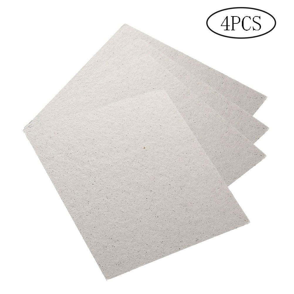 8PCS Insulating Mica Sheet High Temperature Resistance Mica Plates for Microwave Oven - Image 1