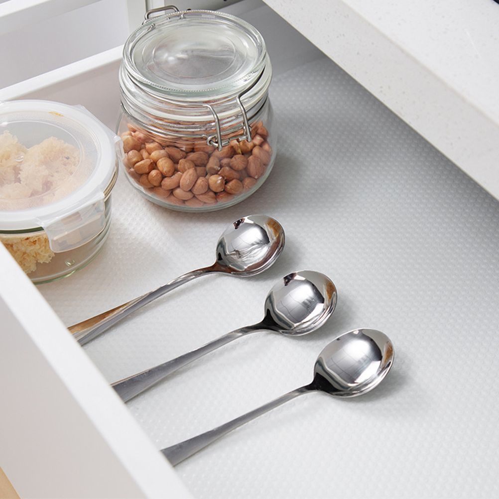1 Roll Drawers Mat Shelf Liner for Kitchen Cabinet Oil Proof Closet Table Pad Moisture Proof Cupboards Mat - Image 2