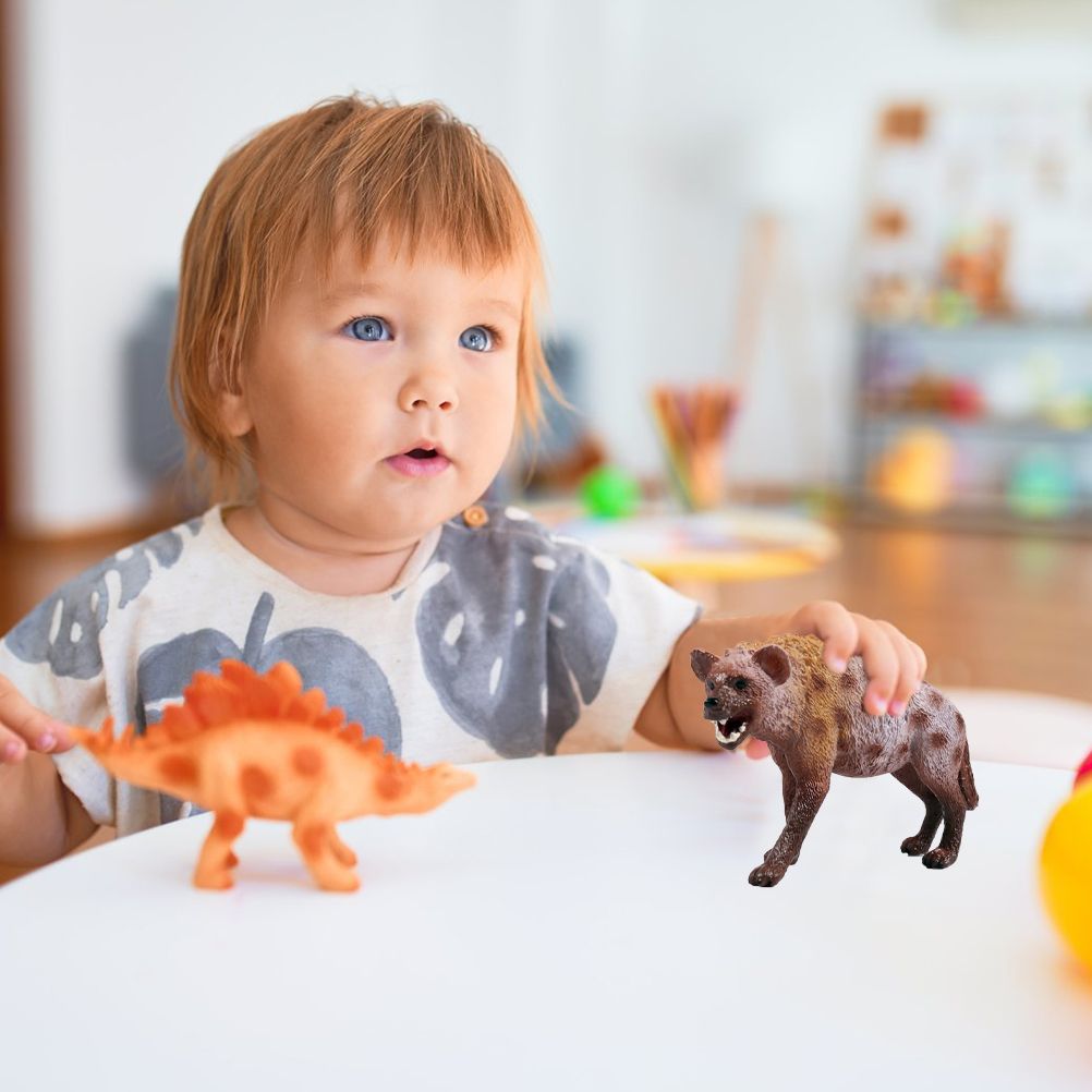 Hyena Figurine Ornaments Simulation PVC Hyena Wild Animals Figurine Collectible Hyena Model Toys for Kids - Image 7