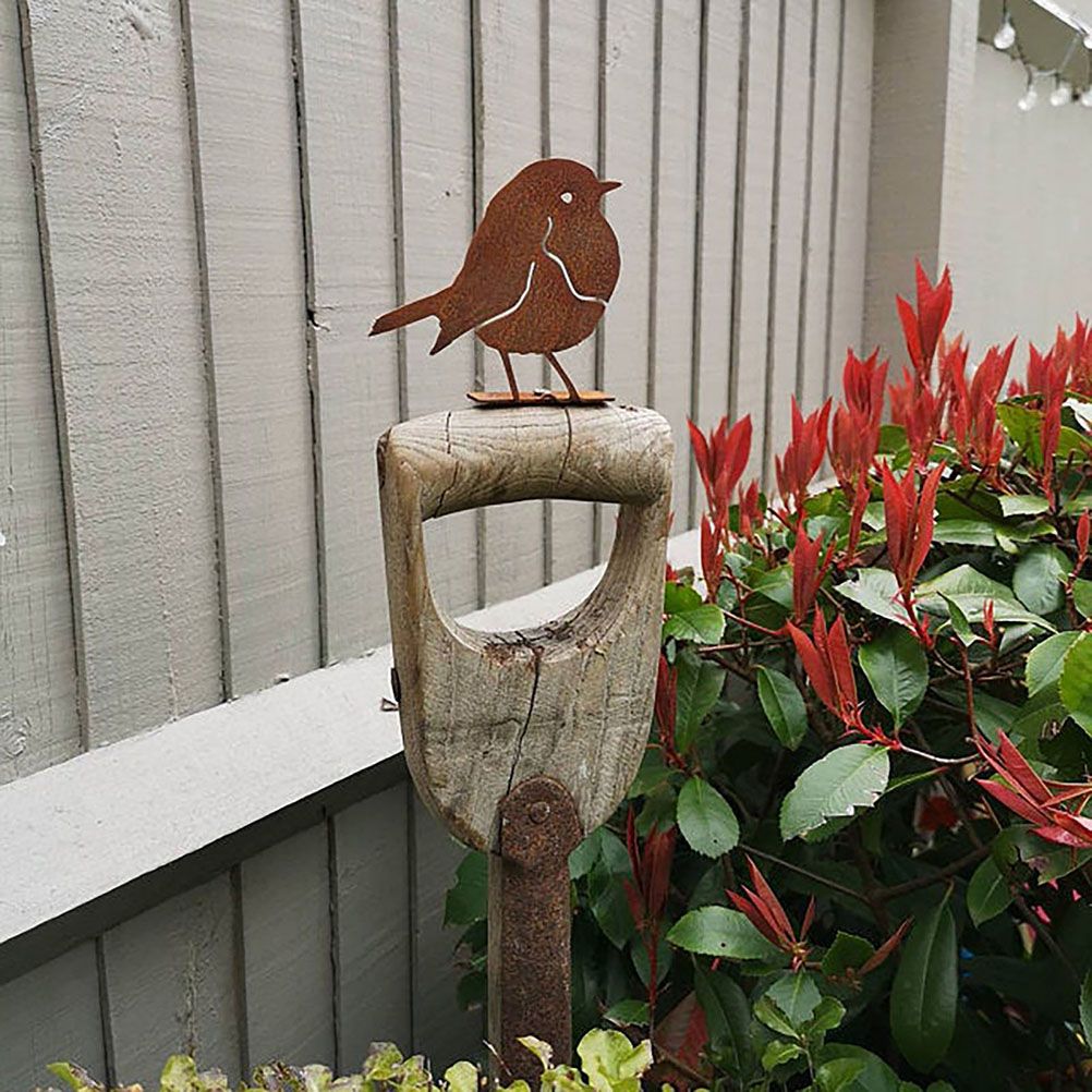 Garden Art Silhouette Bird Shaped Artwork Decoration Garden Metal Animal Outline Silhouette Decorative - Image 3