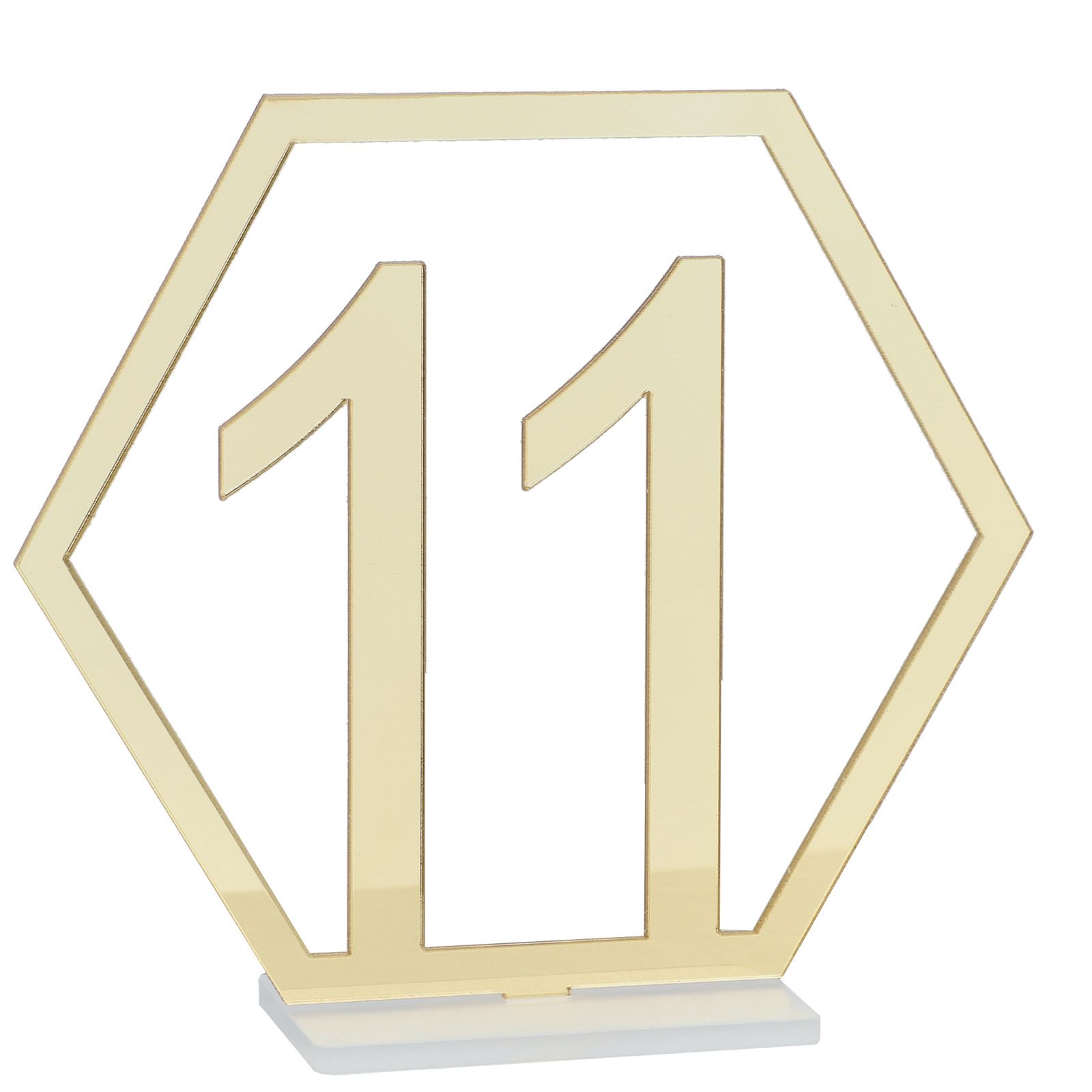 Digital Acrylic Mirror Table Number Wedding Supplies Table Decoration - Image 6