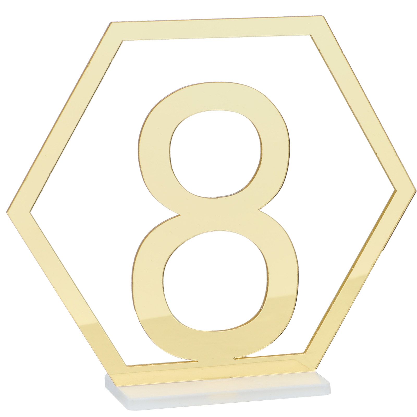 Digital Acrylic Mirror Table Number Wedding Supplies Table Decoration - Image 7