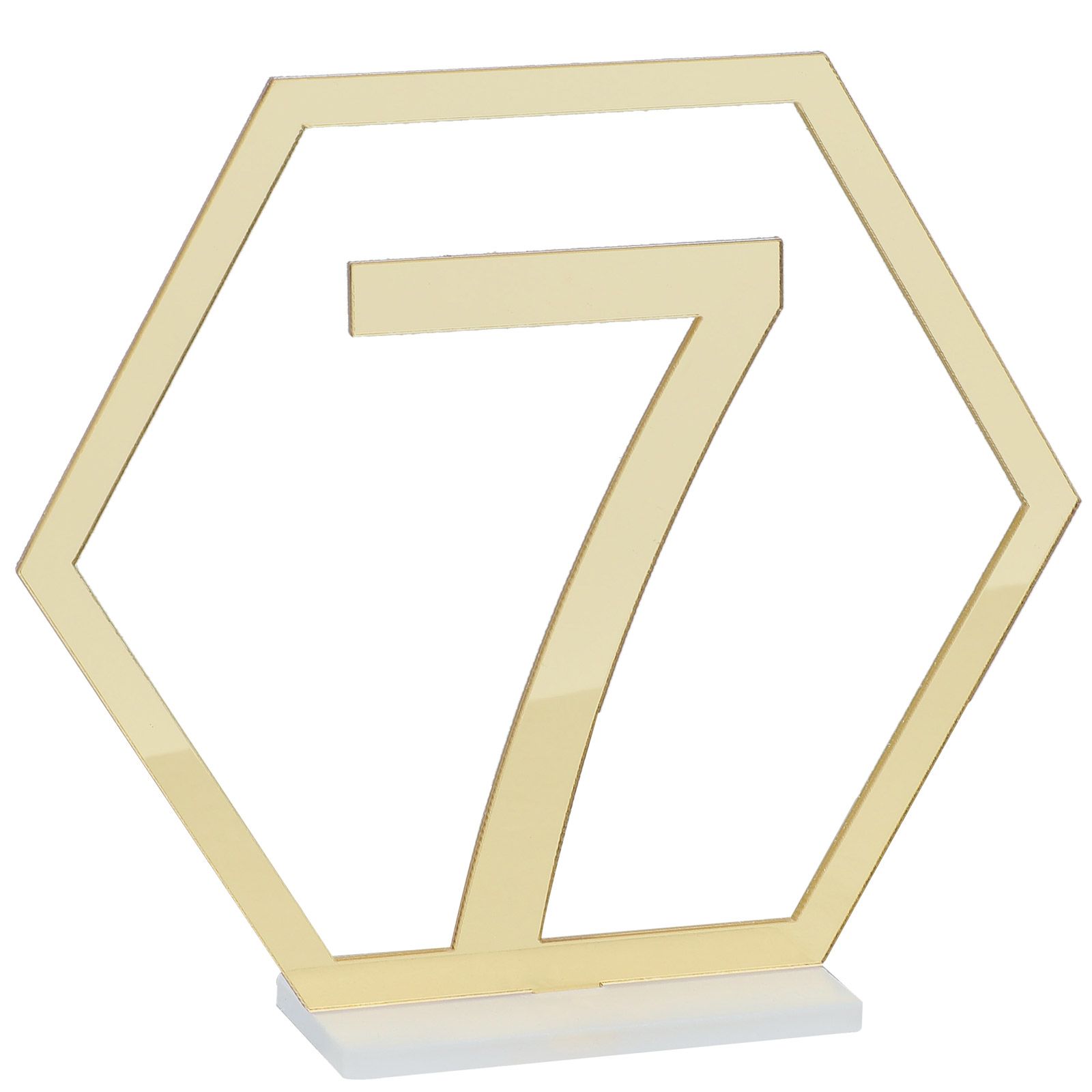 Table Number Acrylic Mirror 1 To 15 Table Number For Weddings Dinner - Image 8