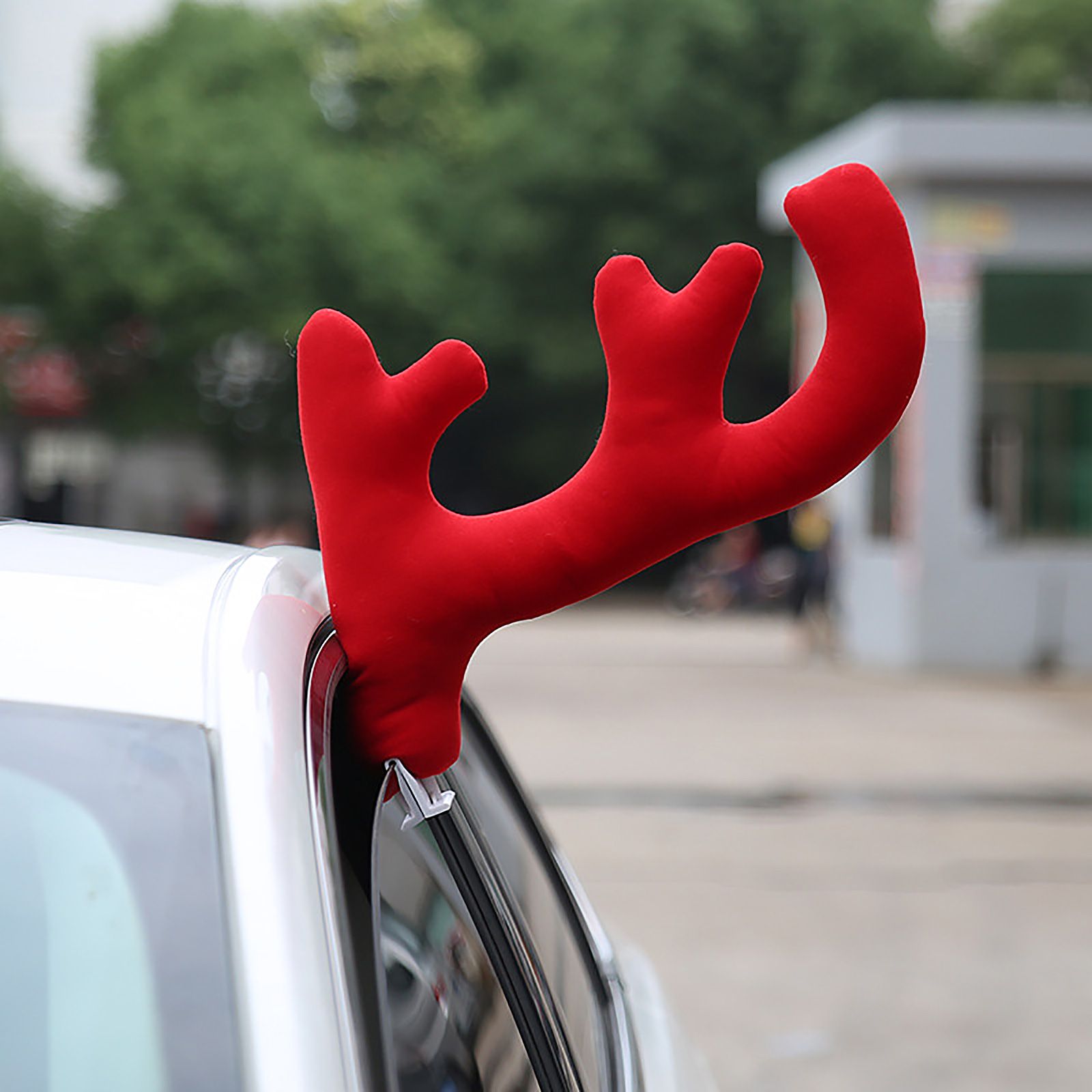 Reindeer Antlers Kit For Car Festive Christmas Car Decorations - Image 2
