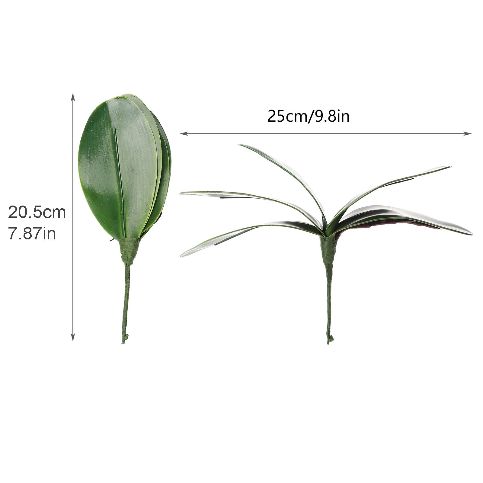 Phalaenopsis Leaves Orchid Leaves Wedding Home Decoration Simulation Plants - Image 7