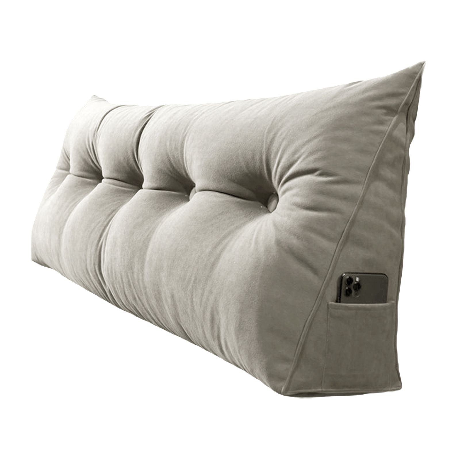 Triangle Cushion Bed Head Large Backrest Lumbar Cushion Tatami Soft Package - Image 1