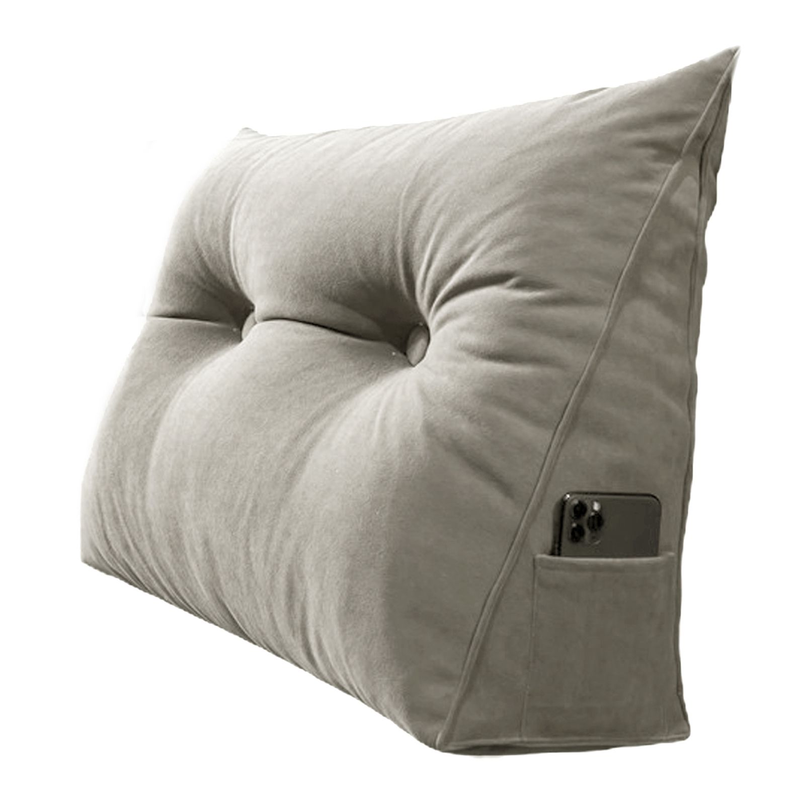 Triangle Cushion Bed Head Large Backrest Lumbar Cushion Tatami Soft Package - Image 2