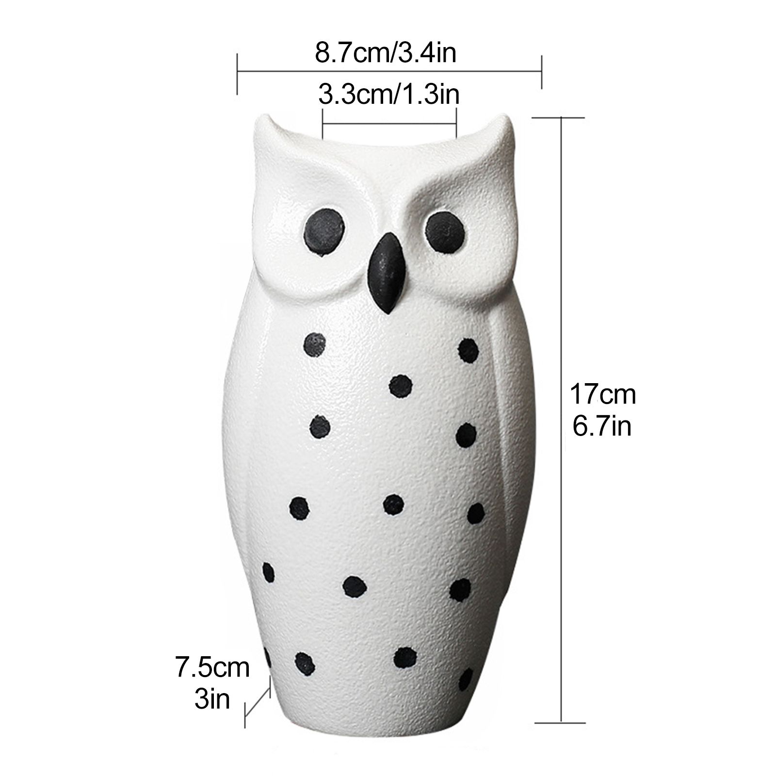 Flower Pots Nordic Modern Vase Decoration Owl Decorative Ceramic Desktop Crafts Ornament - Image 6