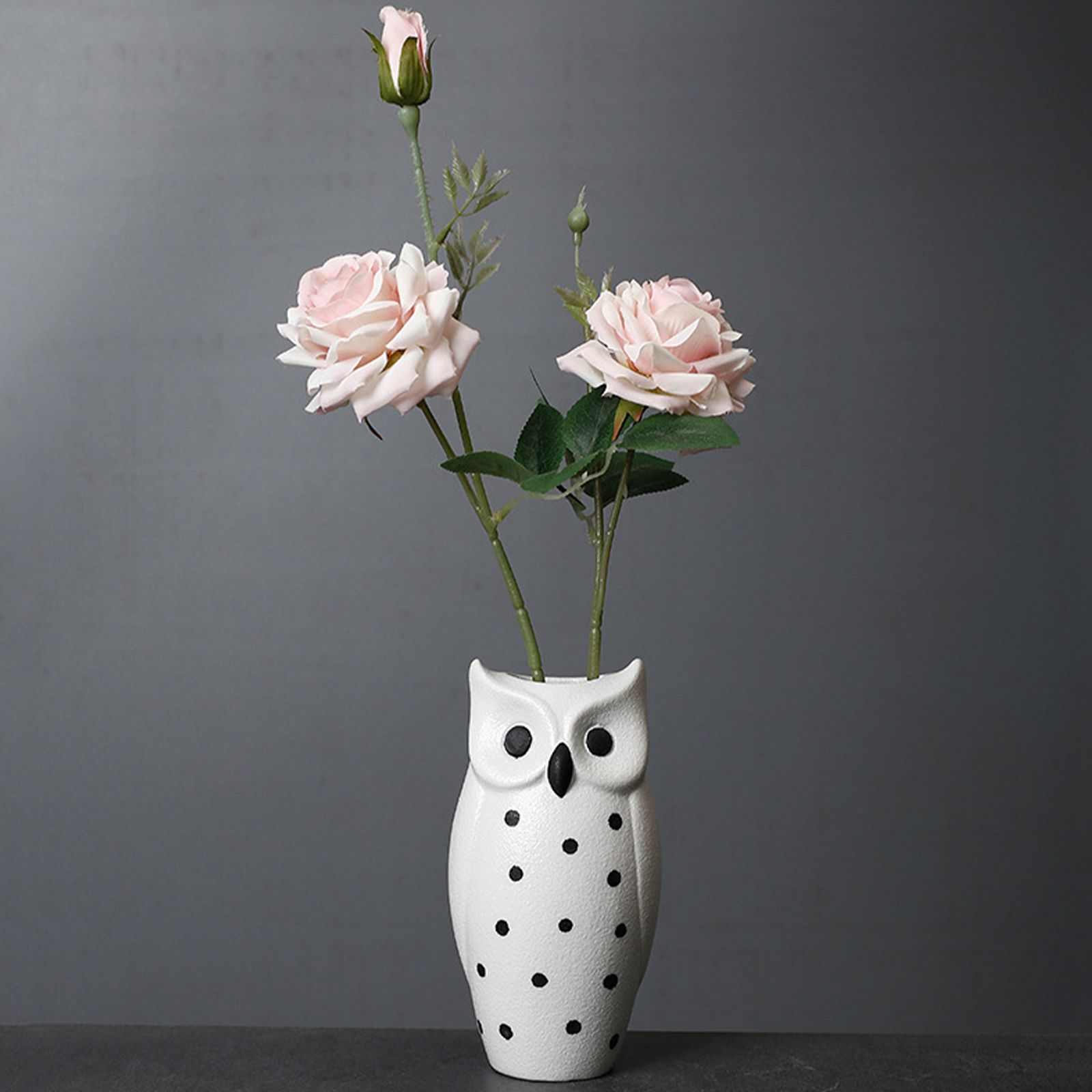 Flower Pots Nordic Modern Vase Decoration Owl Decorative Ceramic Desktop Crafts Ornament - Image 7