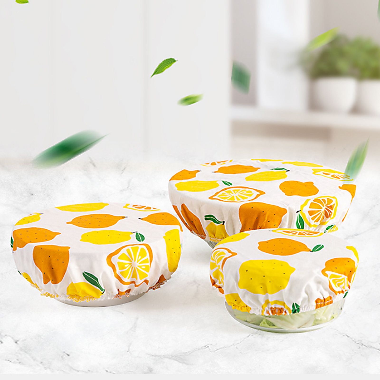 Bowl Covers Reusable Bowl Covers Elastic Food Storage Covers Bowl Covers Reusable Lids for Food Fruits Leftover - Image 7