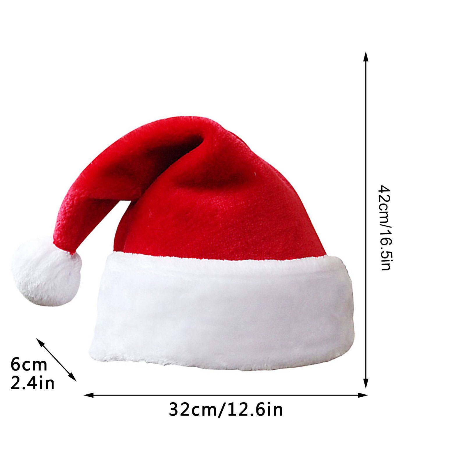 Children Adult Hat Thickened Plush Hat Christmas Hat Christmas Decoration Supplies - Image 5