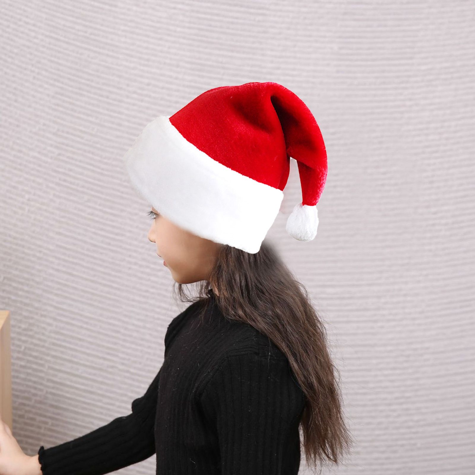 Children Adult Hat Thickened Plush Hat Christmas Hat Christmas Decoration Supplies - Image 7