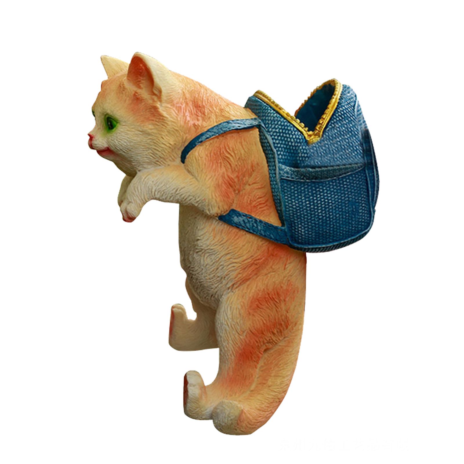 Patio Garden Flower Pots Fish Tank Cat Hanging Ornaments Cute Cartoon Backpack Cat Pendant - Image 1