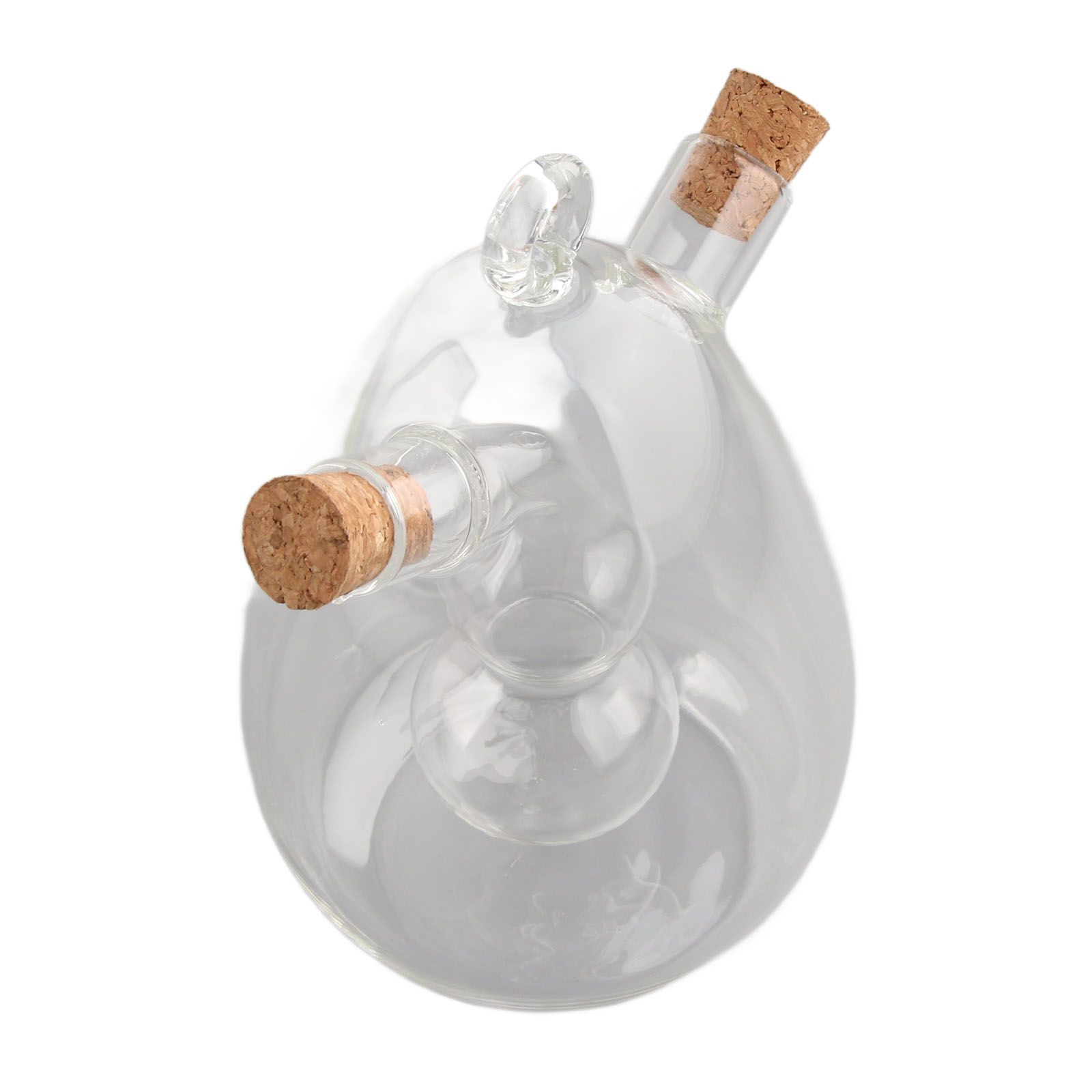 Glass Oil Control Jar Kitchen 2 in 1 Sealed Oil and Vinegar Dispenser Transparent Oil and Vinegar Bottle - Image 7