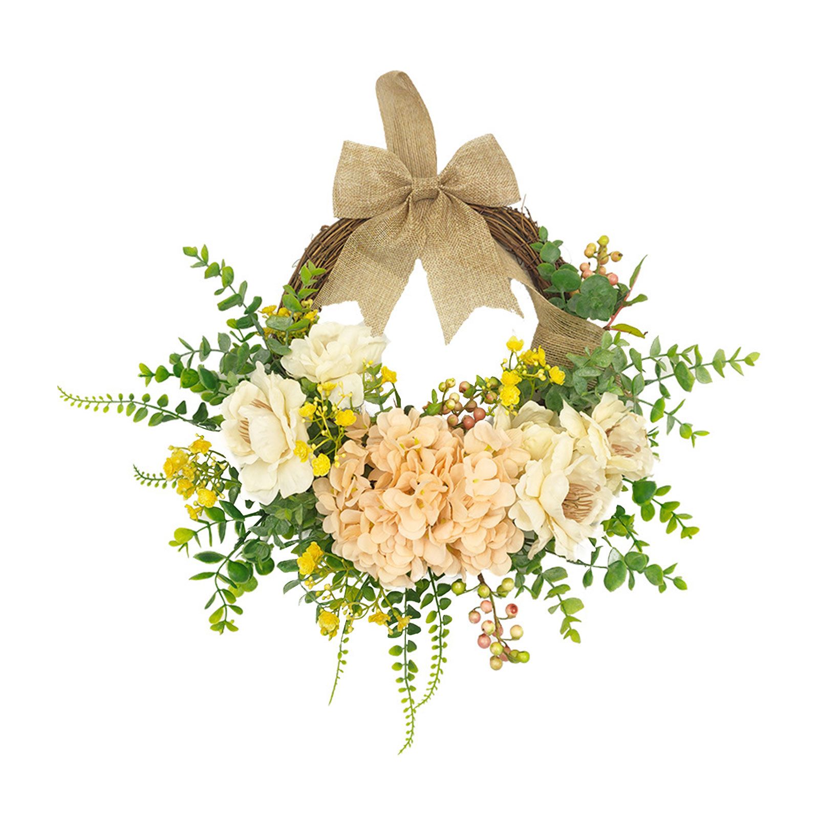 Imitation Wreath Simulation Vibrant Wreath Decoration for Home Door - Image 1