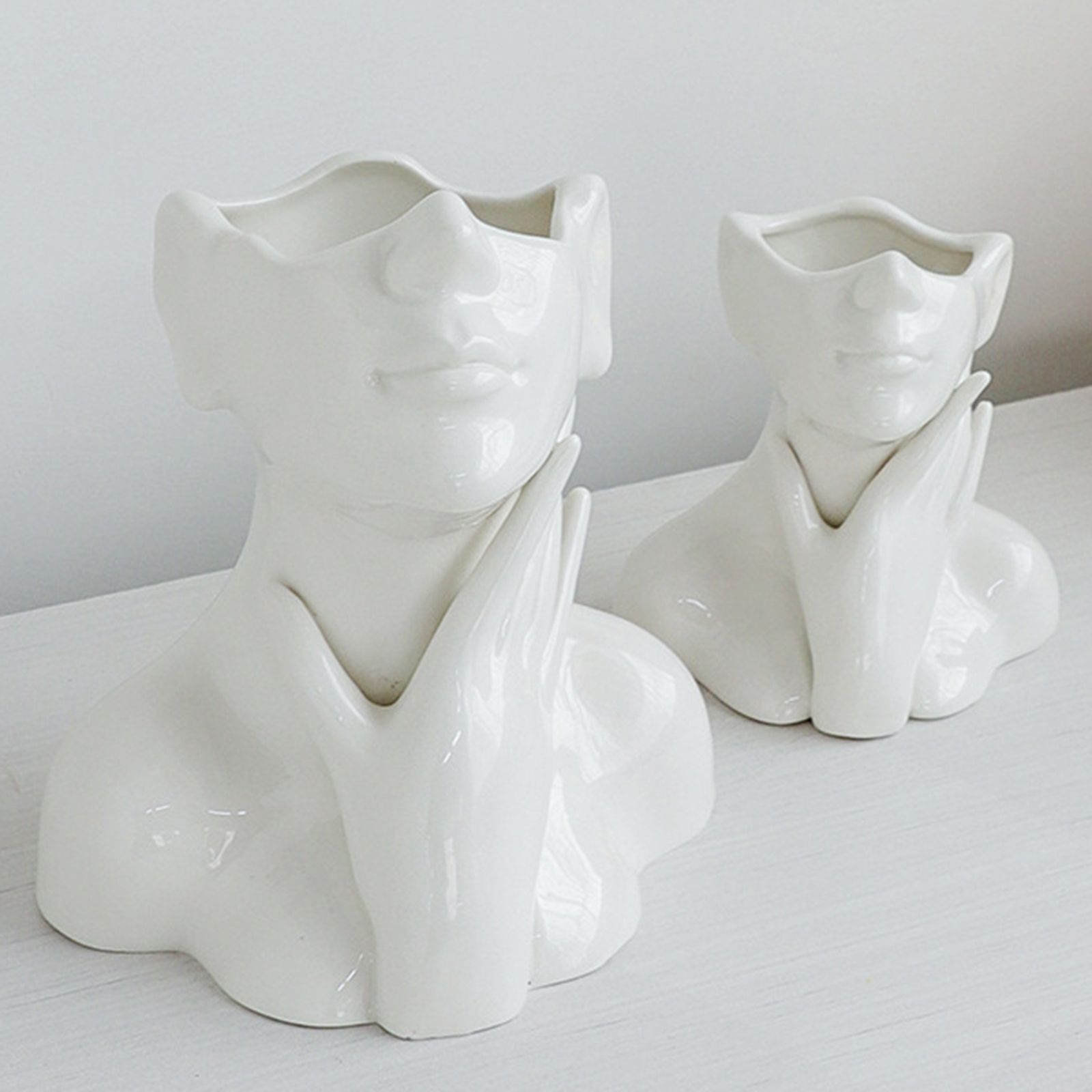 Simple Ceramic Vase Flower Arrangement Decorative Vase Living Room Ornament - Image 3