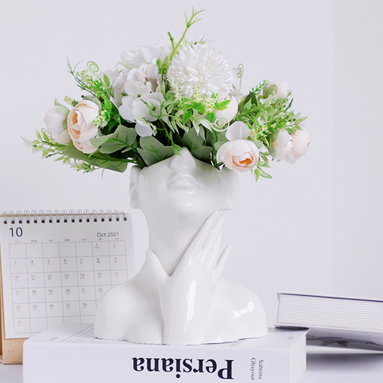 Simple Ceramic Vase Flower Arrangement Decorative Vase Living Room Ornament - Image 6