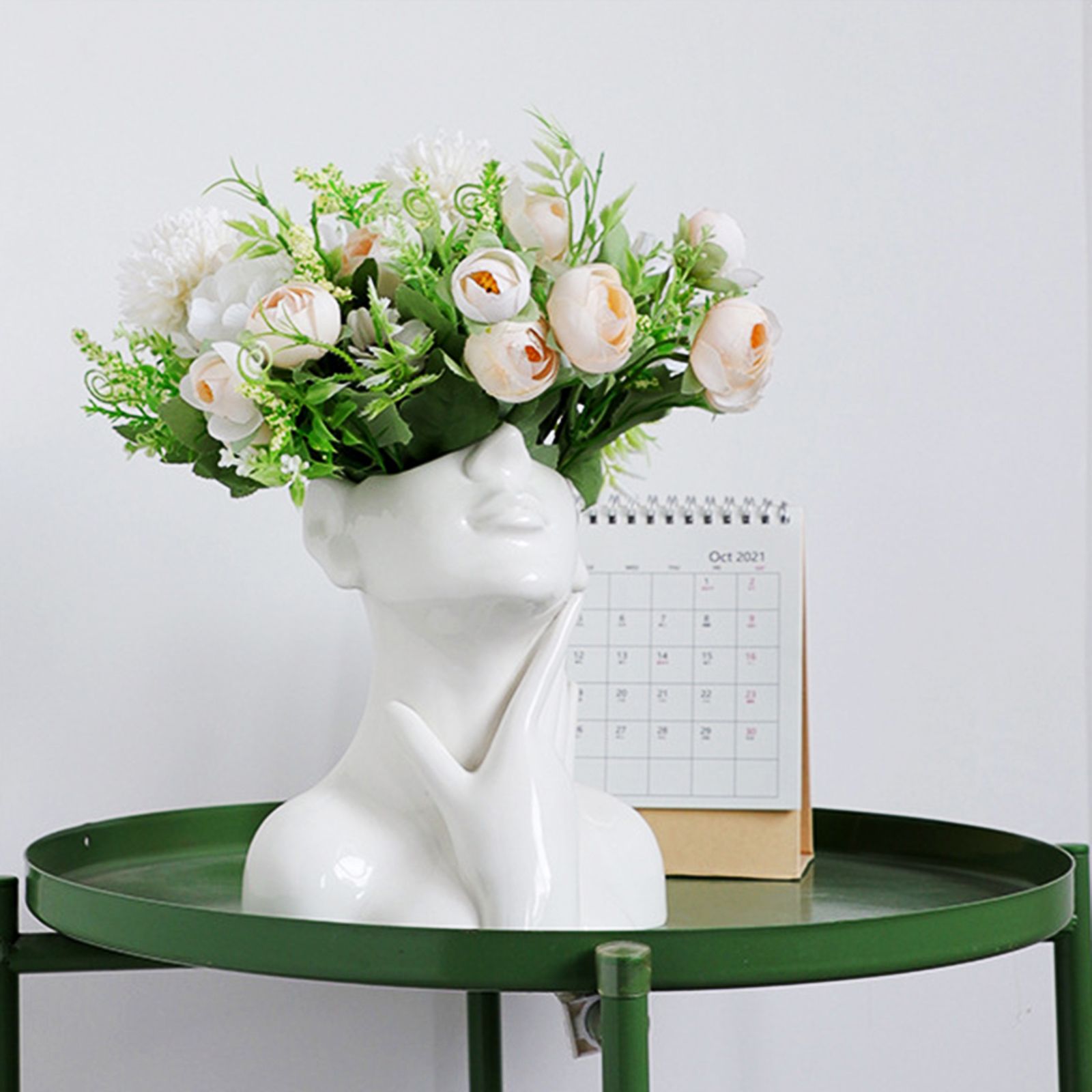 Simple Ceramic Vase Flower Arrangement Decorative Vase Living Room Ornament - Image 8