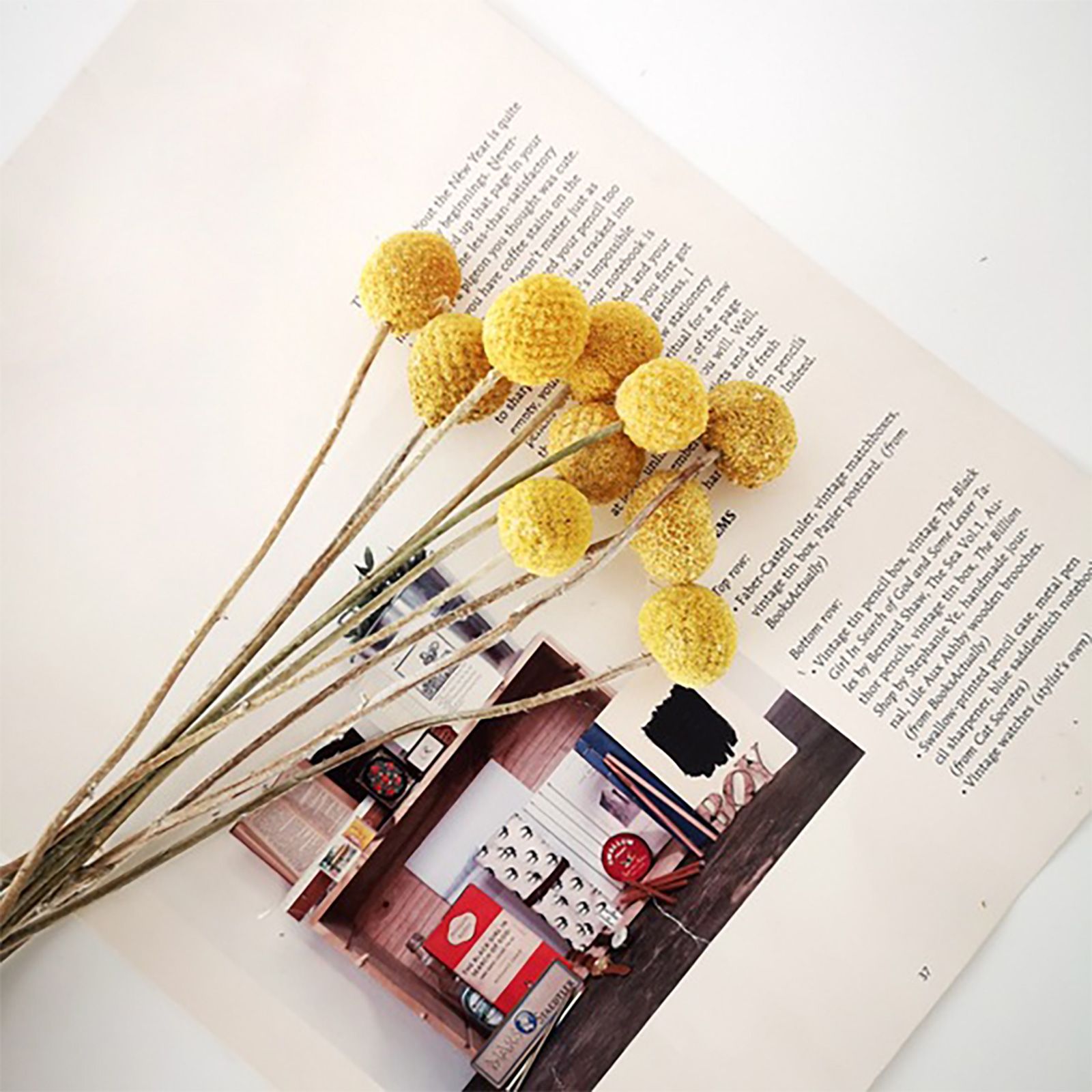 Artificial Dried Pampas Grass Plastic Simulation Reed for Wedding Home Decoration - Image 2