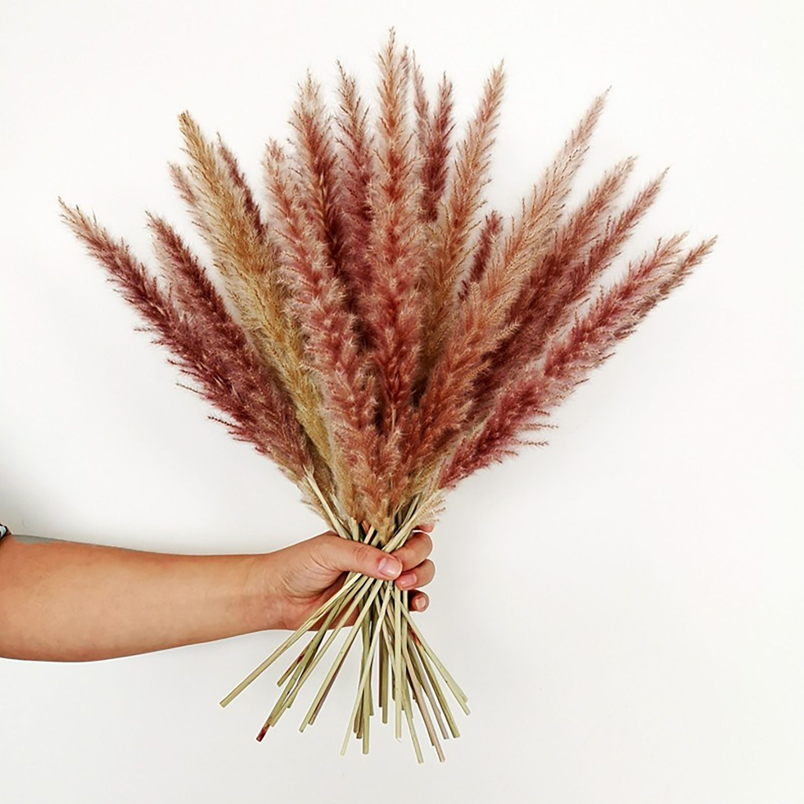 Artificial Dried Pampas Grass Plastic Simulation Reed for Wedding Home Decoration - Image 3