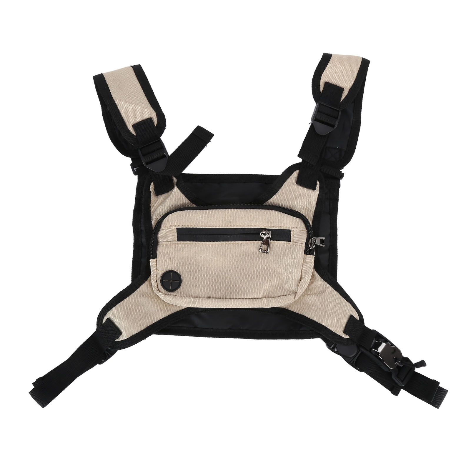 Outdoor Gardening Bag Running Backpack Vest Bag Storage Bag for Man Woman RunningKhaki - Image 1