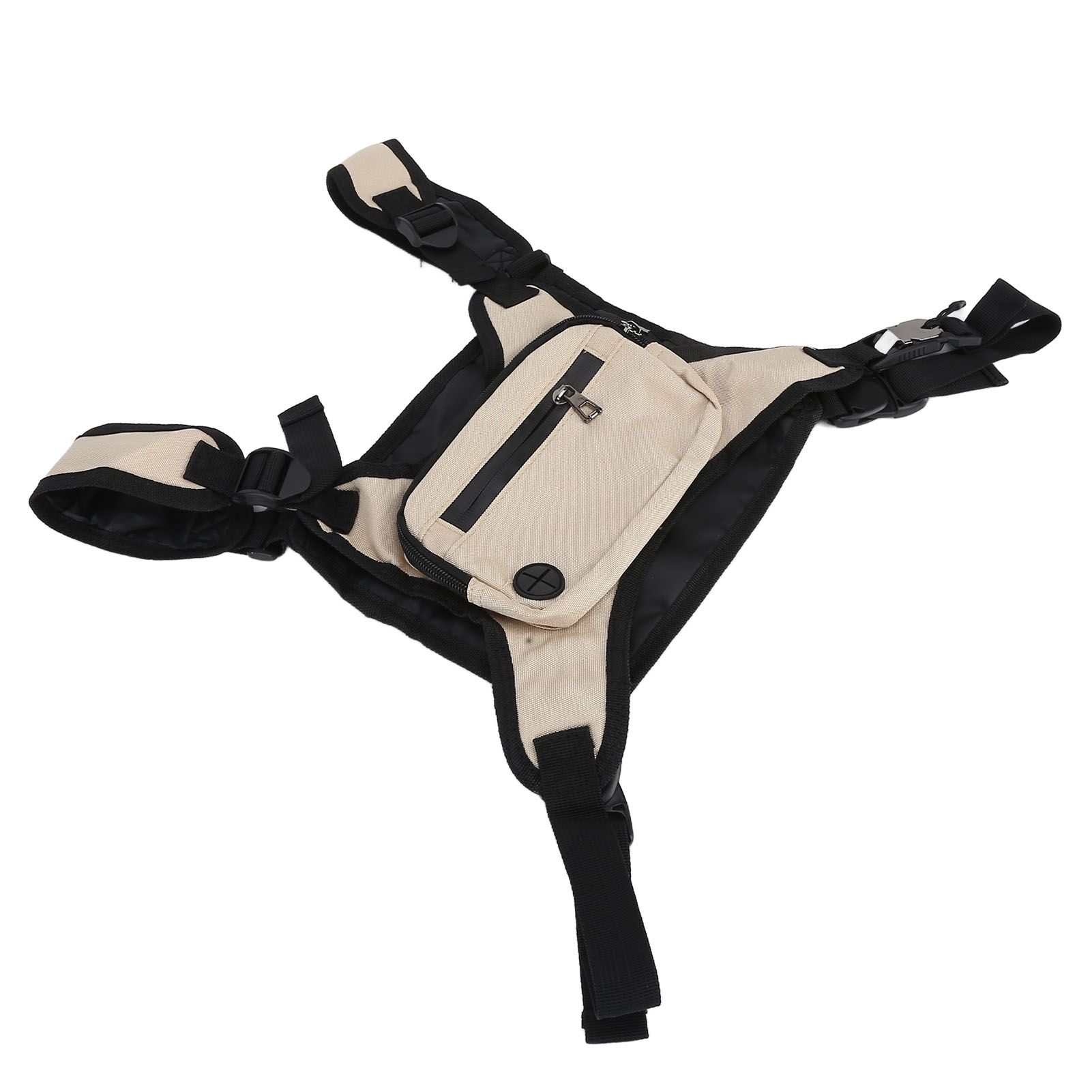 Outdoor Gardening Bag Running Backpack Vest Bag Storage Bag for Man Woman RunningKhaki - Image 5