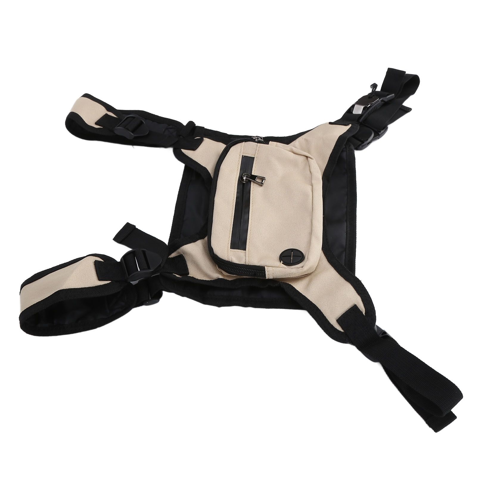 Outdoor Gardening Bag Running Backpack Vest Bag Storage Bag for Man Woman RunningKhaki - Image 6