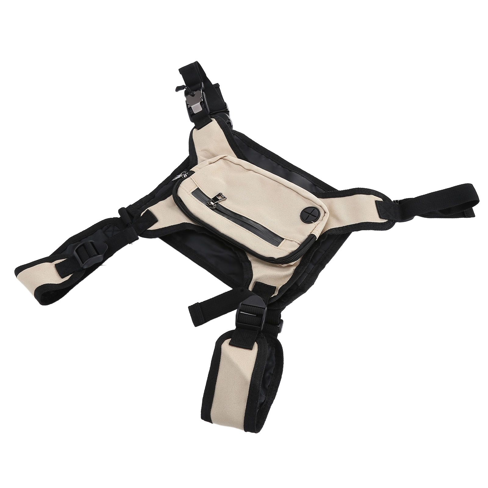 Outdoor Gardening Bag Running Backpack Vest Bag Storage Bag for Man Woman RunningKhaki - Image 8