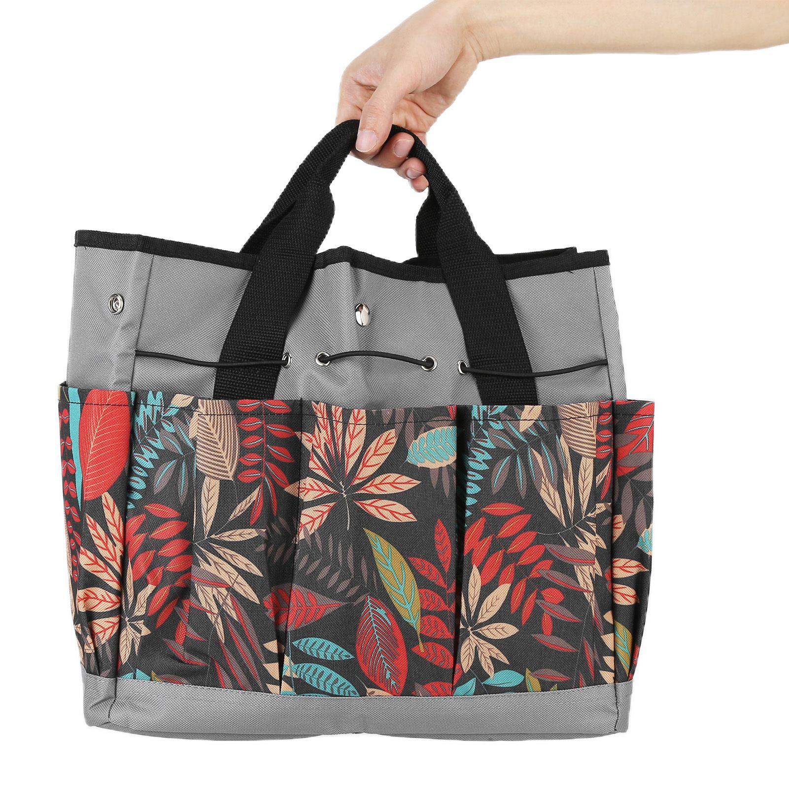Garden Tote Bag 600D Oxford Cloth Multiple Pockets Lightweight and Durable Garden Tools Storage Pouch - Image 6