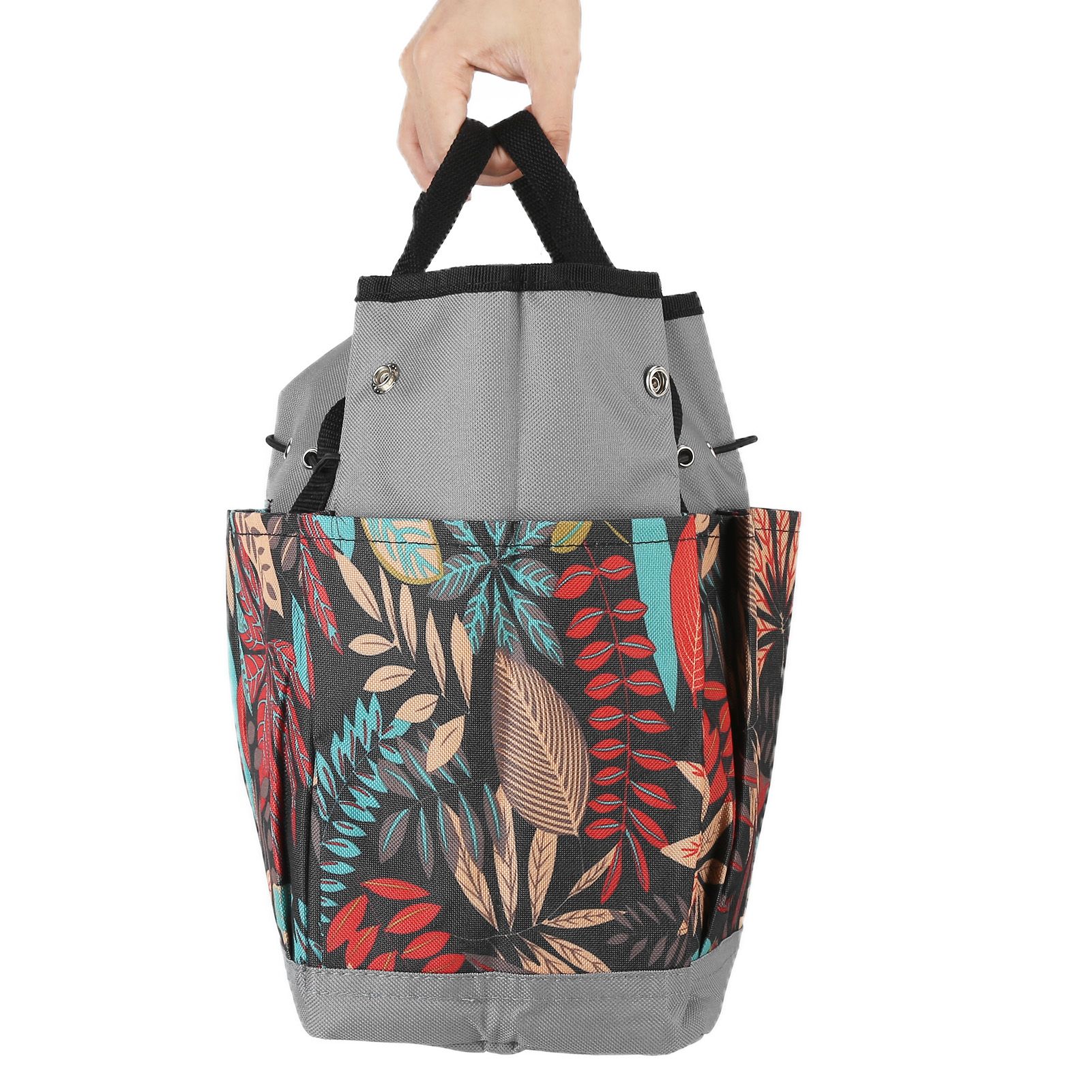 Garden Tote Bag 600D Oxford Cloth Multiple Pockets Lightweight and Durable Garden Tools Storage Pouch - Image 8