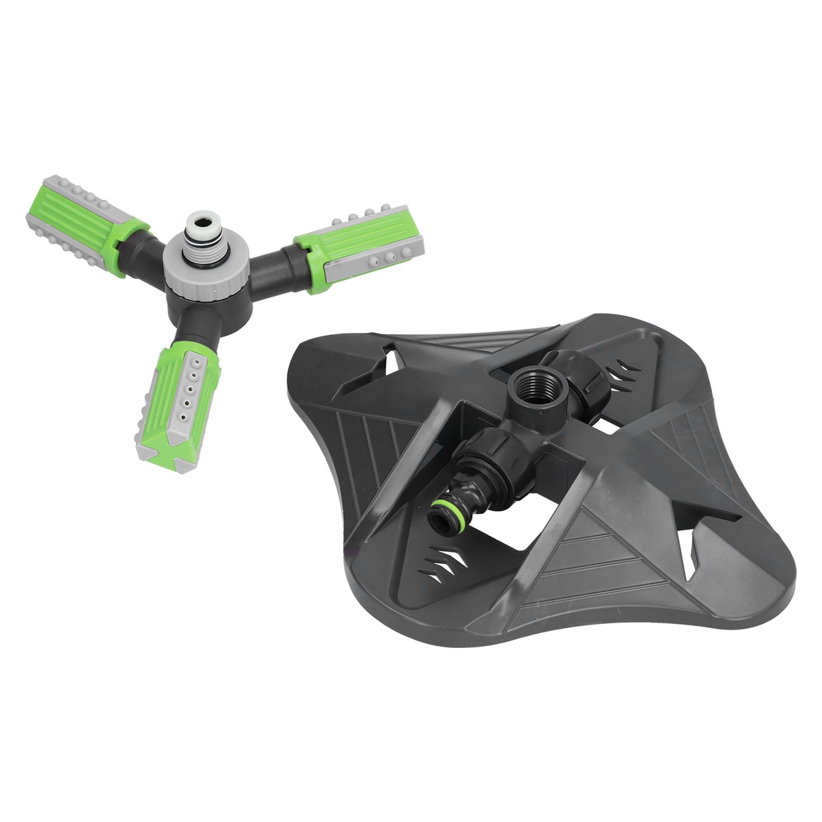 Lawn Water Sprinkler Automatic Flower Watering Device Three Prong Sprinkler for Garden Watering Gardening IrrigationGreen - Image 5