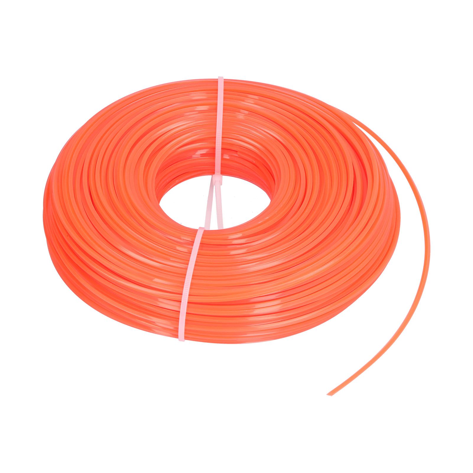 100m Trimmer Cord 2.4mm Square Nylon Cord Gasoline Brush Cutter Cord Replacement Part - Image 1