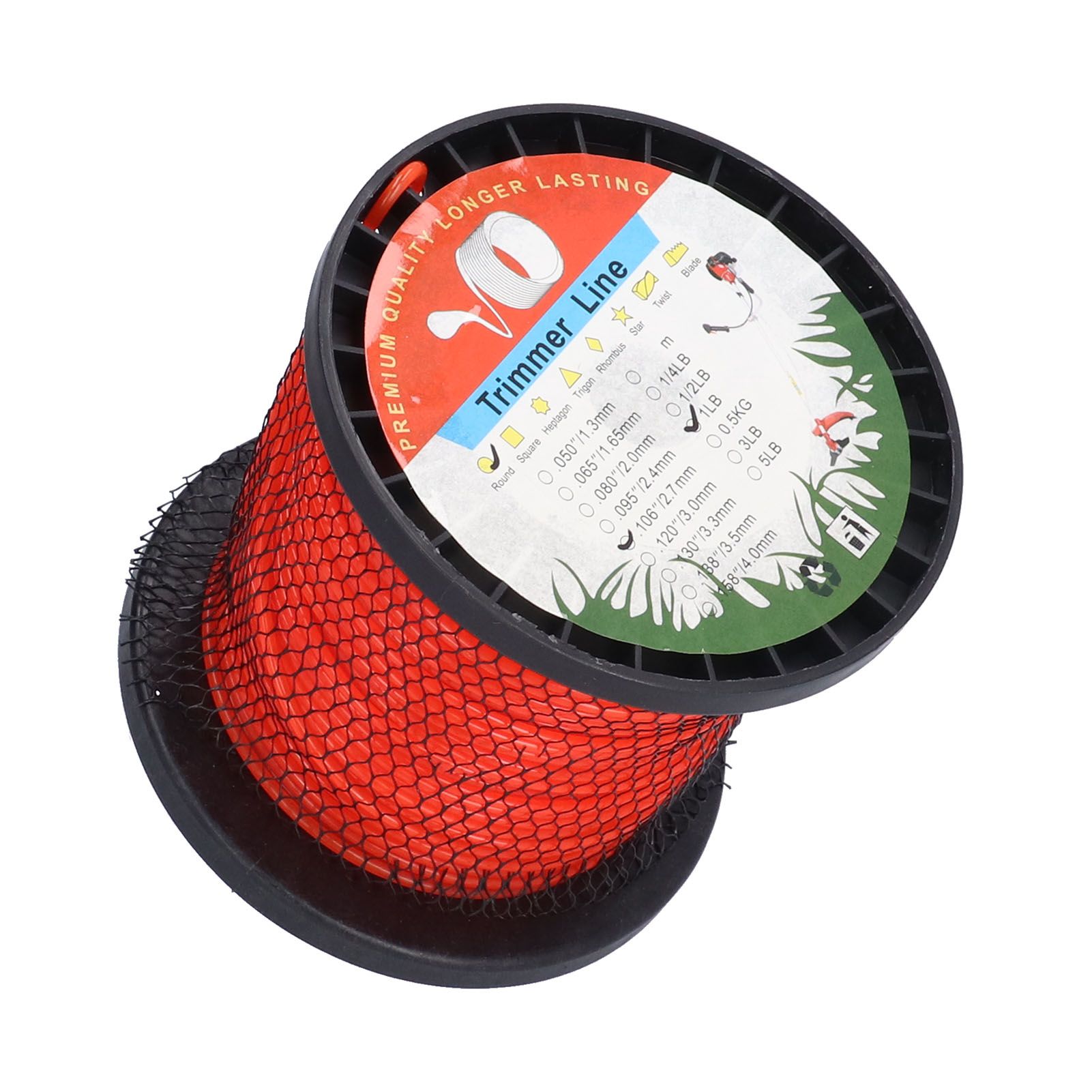 2.7mm Trimmer Line Round Nylon 1LB Round Heavy Duty Grass Cutting Trimmer Line for Lawn Garden - Image 3