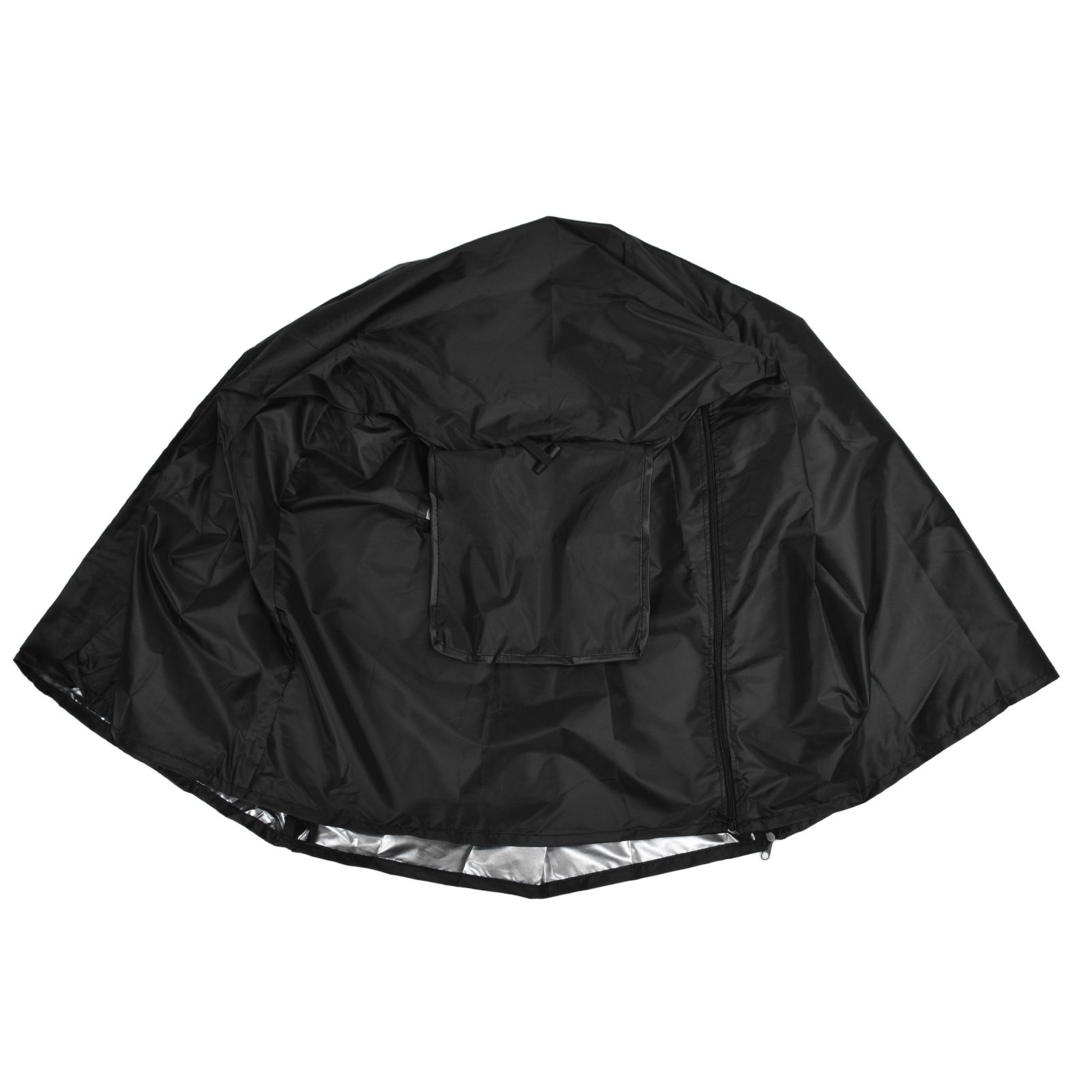 124.5x84x79cm Dogs Wire Crate Cover Waterproof Sunscreen Dustproof Pet Cage Cover for OutdoofBlack - Image 2