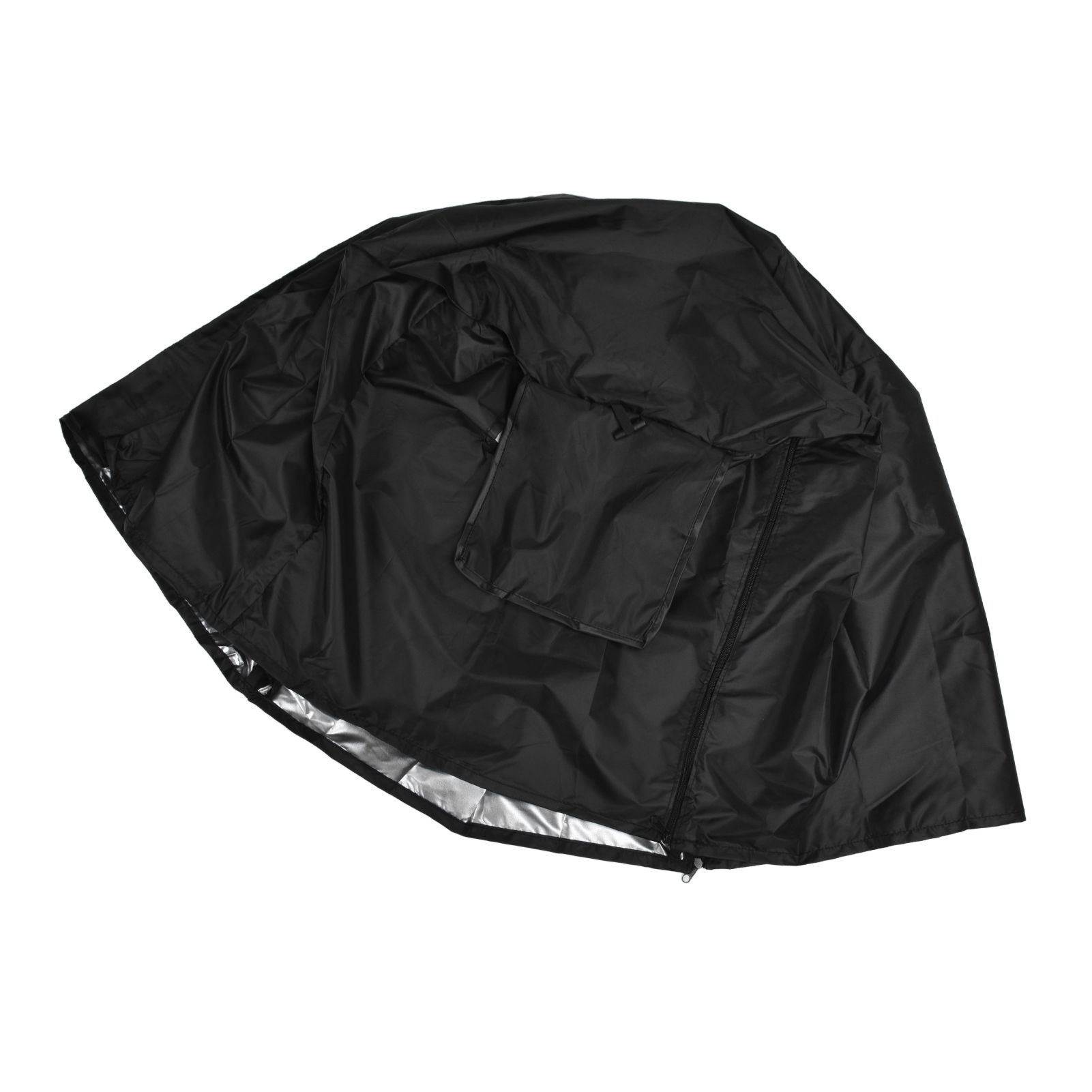 124.5x84x79cm Dogs Wire Crate Cover Waterproof Sunscreen Dustproof Pet Cage Cover for OutdoofBlack - Image 7
