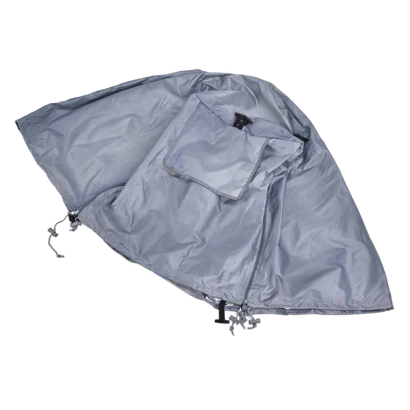 124.5x84x79cm Dogs Wire Crate Cover Waterproof Sunscreen Dustproof Pet Cage Cover for OutdoofGray - Image 3