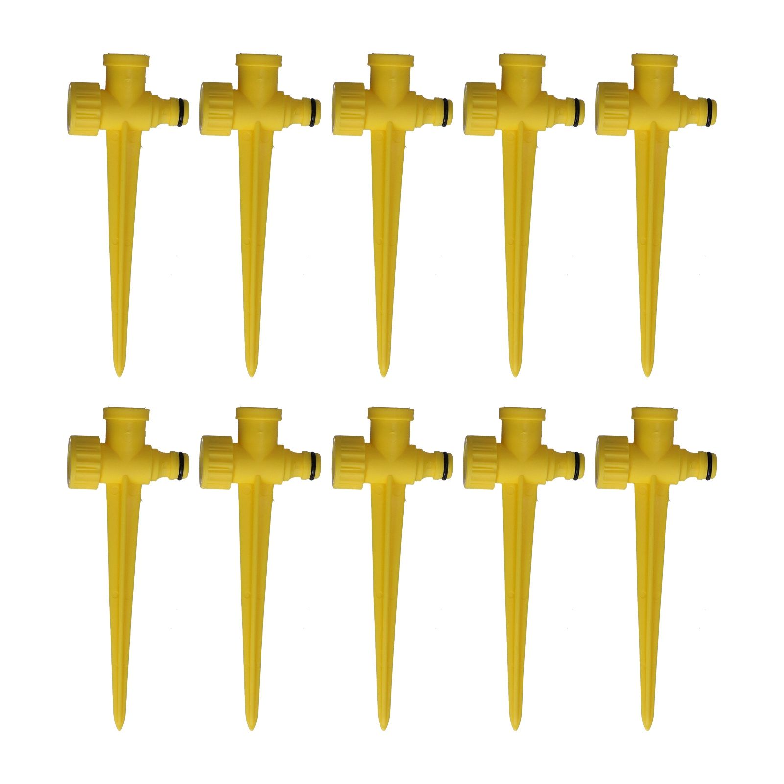 Lawn Sprinkler Spike 10PCS 1/2inch Female Thread Interface Plastic Garden Irrigation System Connector - Image 1