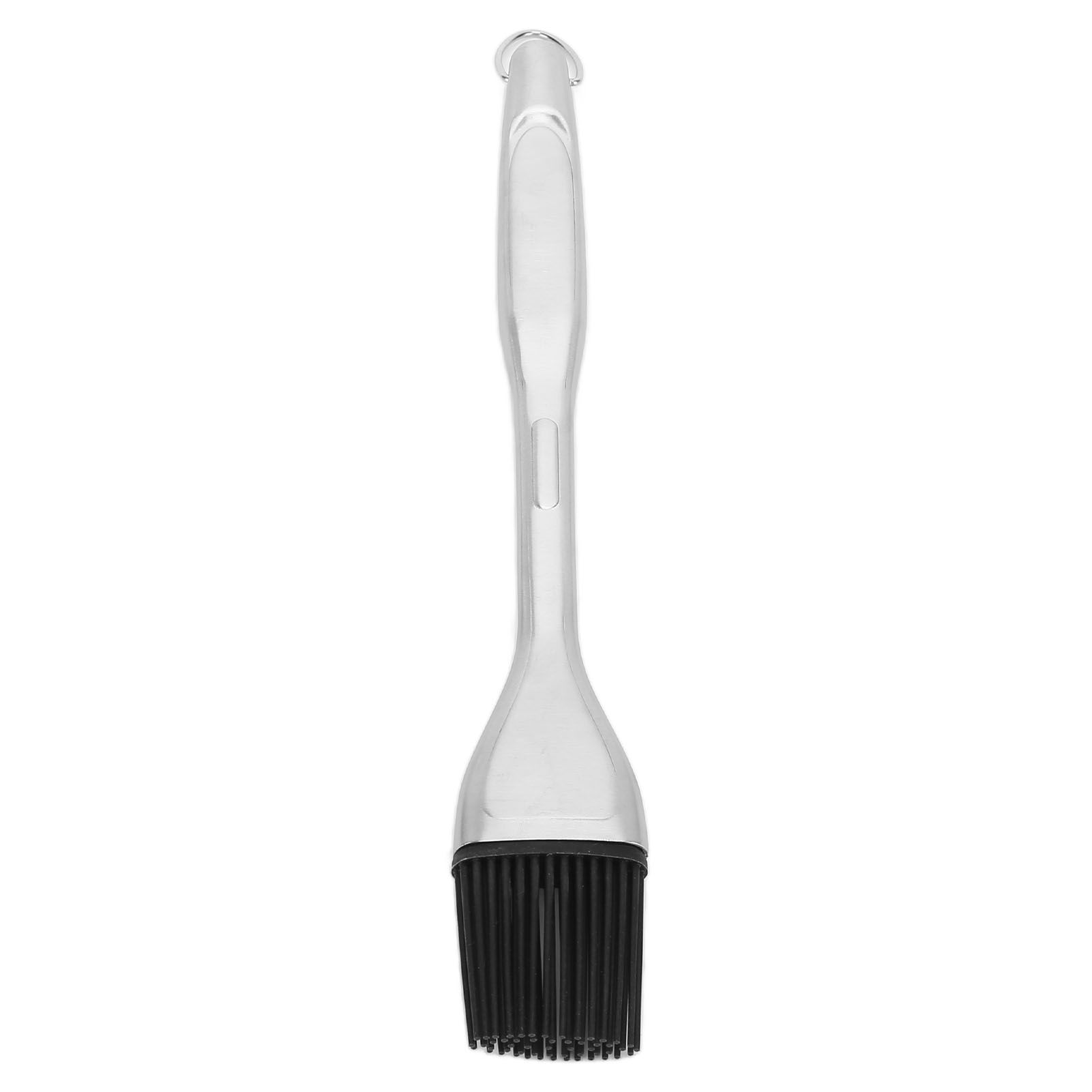 Silicone Brush Stainless Steel Handle High Temperature Resistant Kitchen Baking Barbecue Sauce Oil BrushStraight Handle Black - Image 5