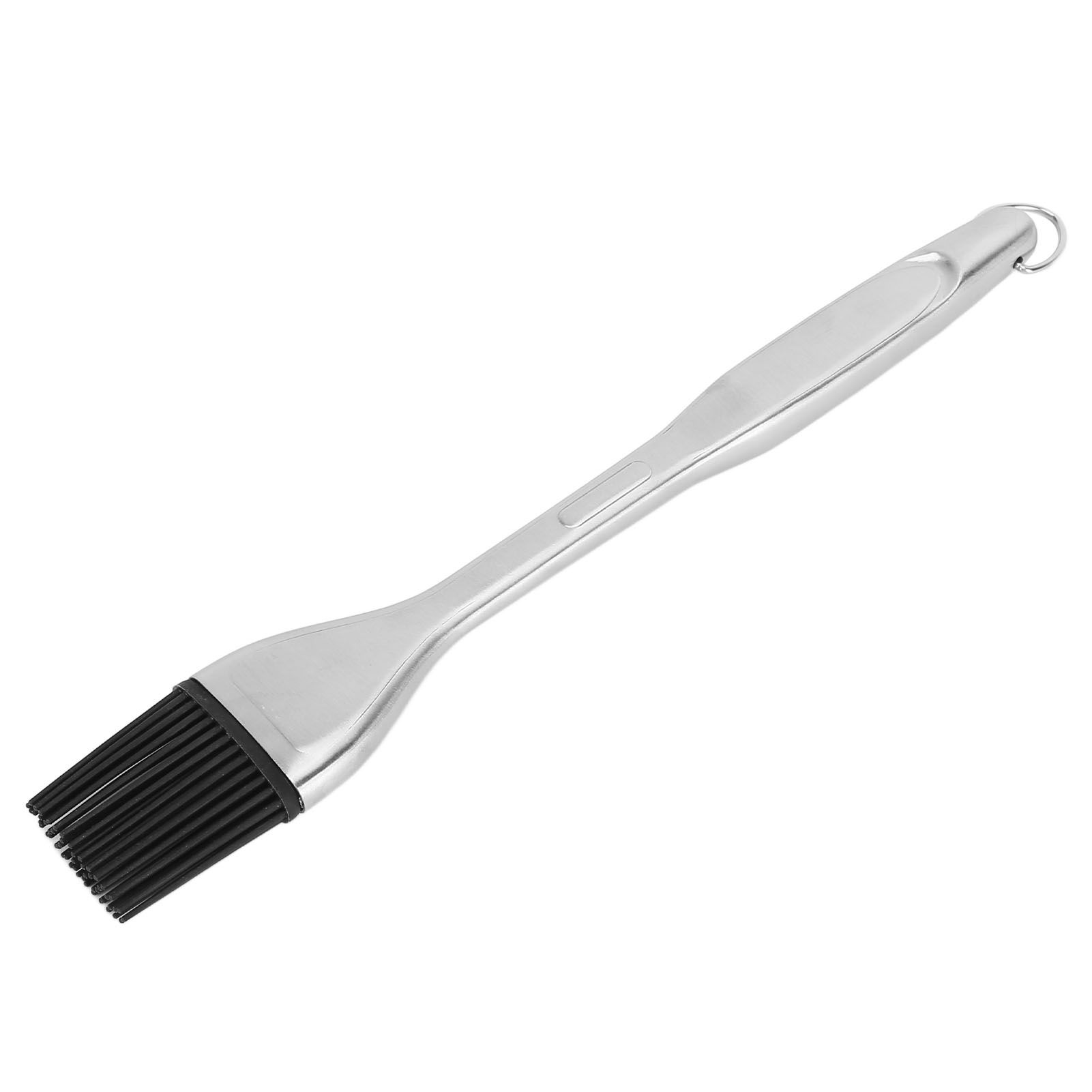 Silicone Brush Stainless Steel Handle High Temperature Resistant Kitchen Baking Barbecue Sauce Oil BrushStraight Handle Black - Image 6