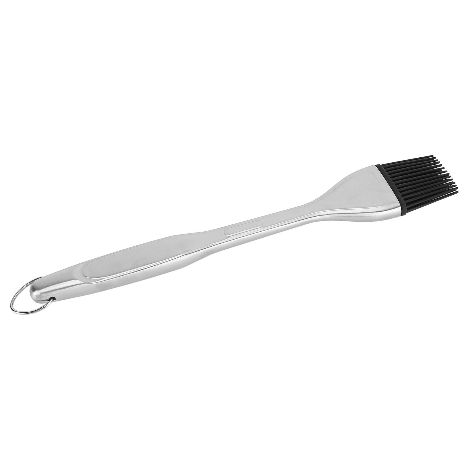 Silicone Brush Stainless Steel Handle High Temperature Resistant Kitchen Baking Barbecue Sauce Oil BrushStraight Handle Black - Image 8