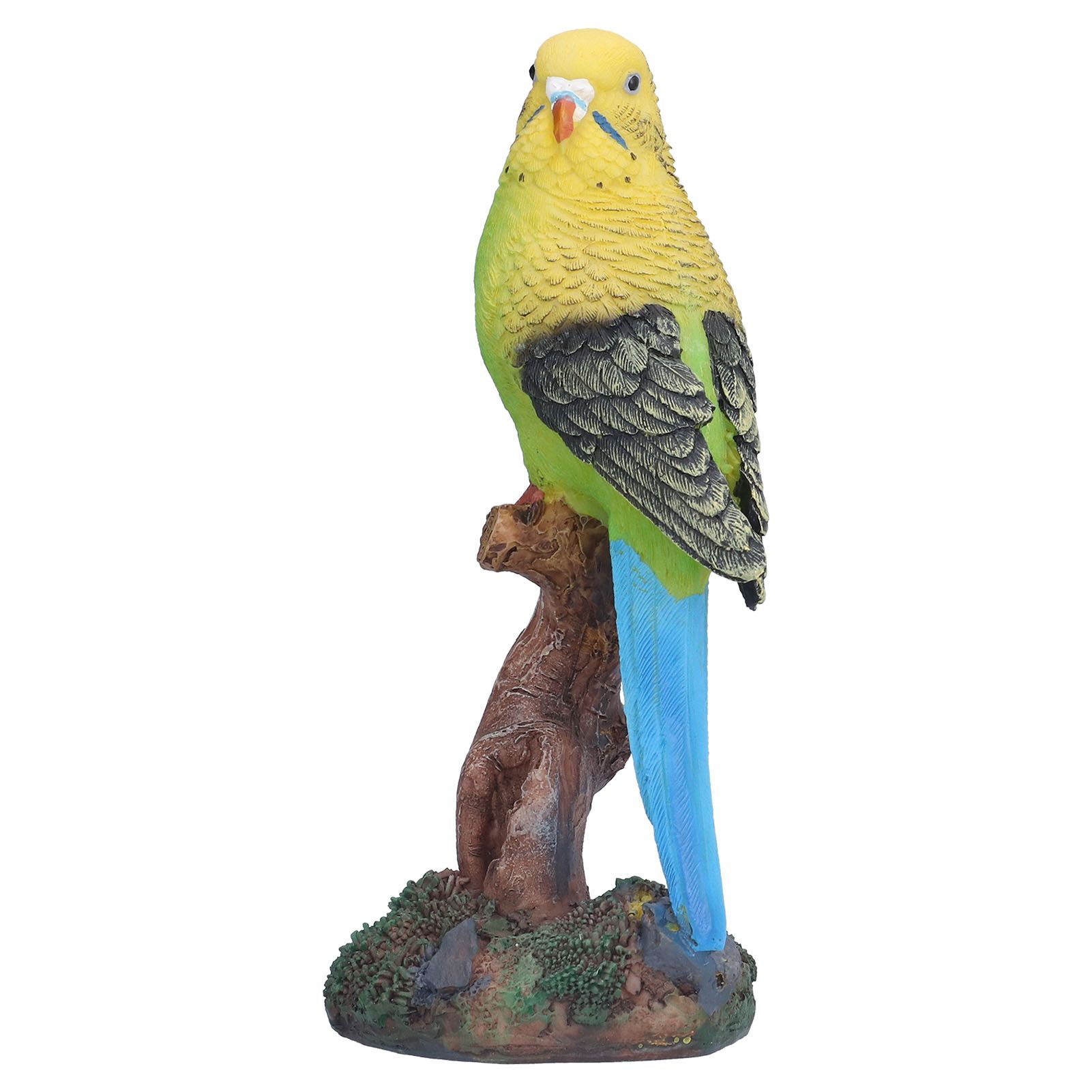 Resin Parrot Ornament Home Decorations Bonsai Small Bird Model Gift Resin Crafts Yellow - Image 1