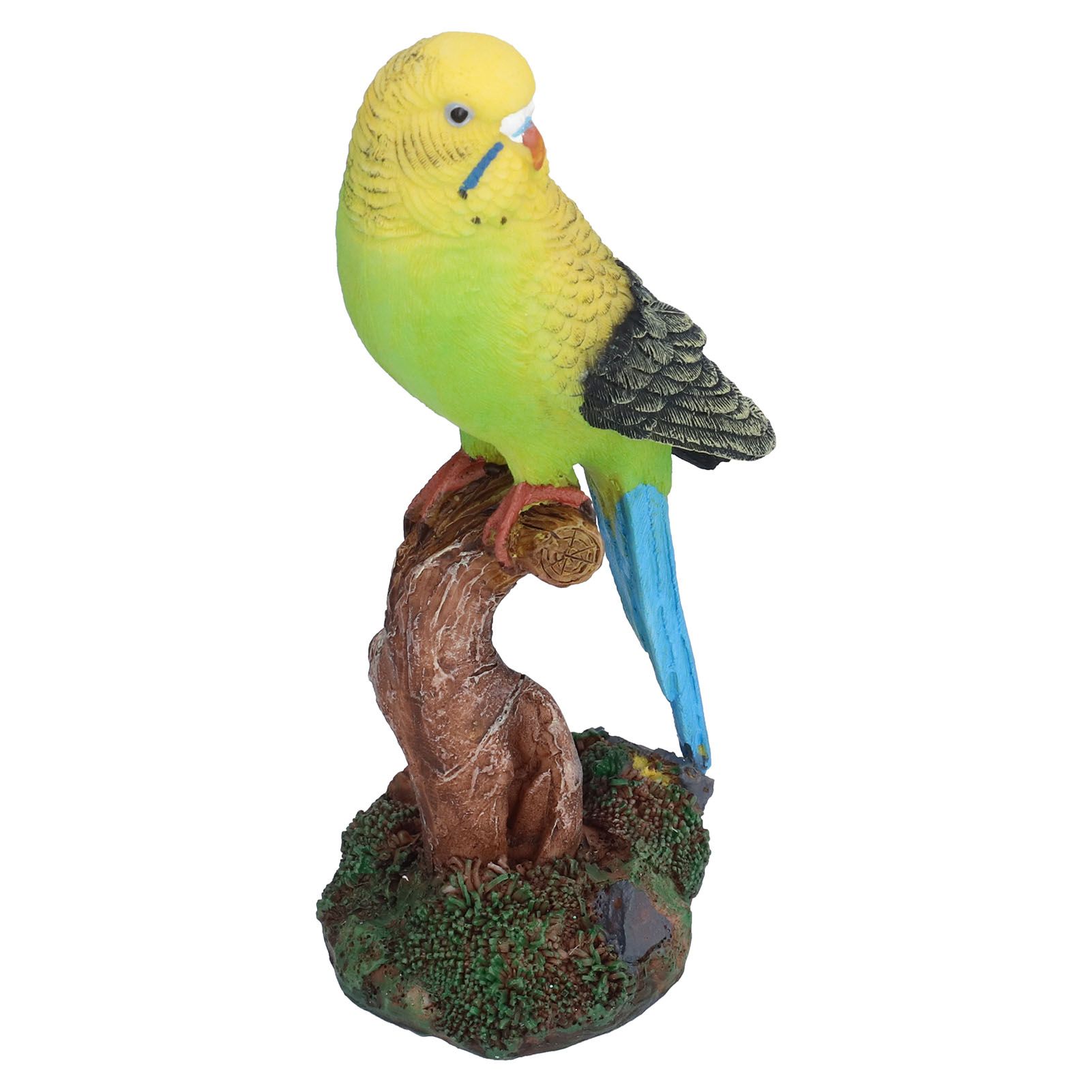 Resin Parrot Ornament Home Decorations Bonsai Small Bird Model Gift Resin Crafts Yellow - Image 2