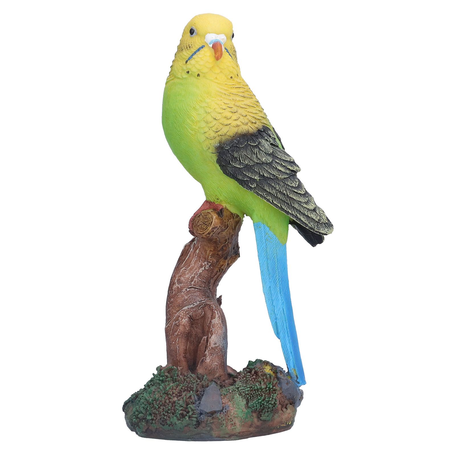 Resin Parrot Ornament Home Decorations Bonsai Small Bird Model Gift Resin Crafts Yellow - Image 3