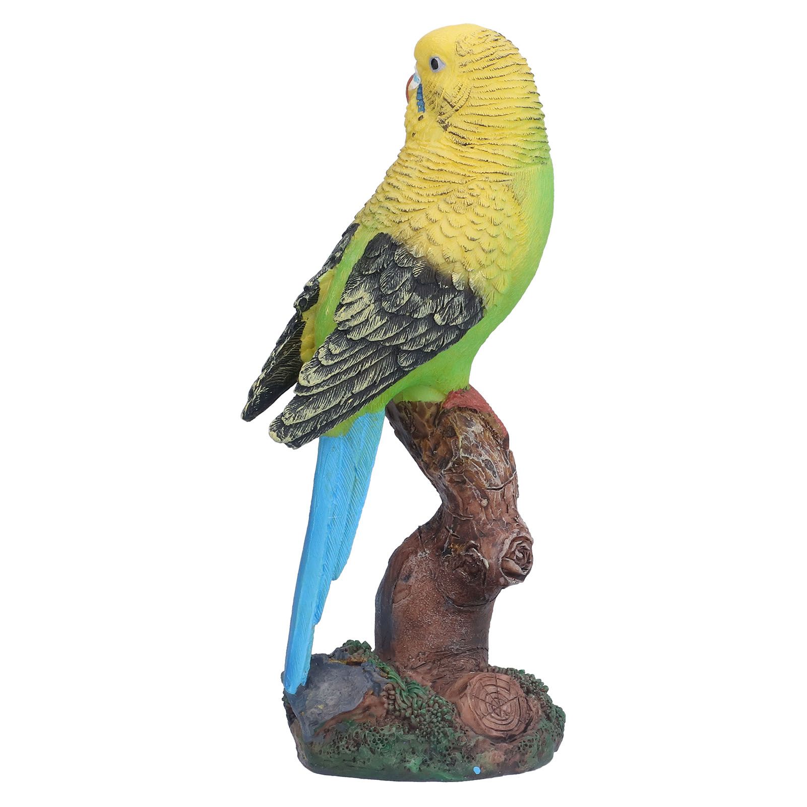 Resin Parrot Ornament Home Decorations Bonsai Small Bird Model Gift Resin Crafts Yellow - Image 4