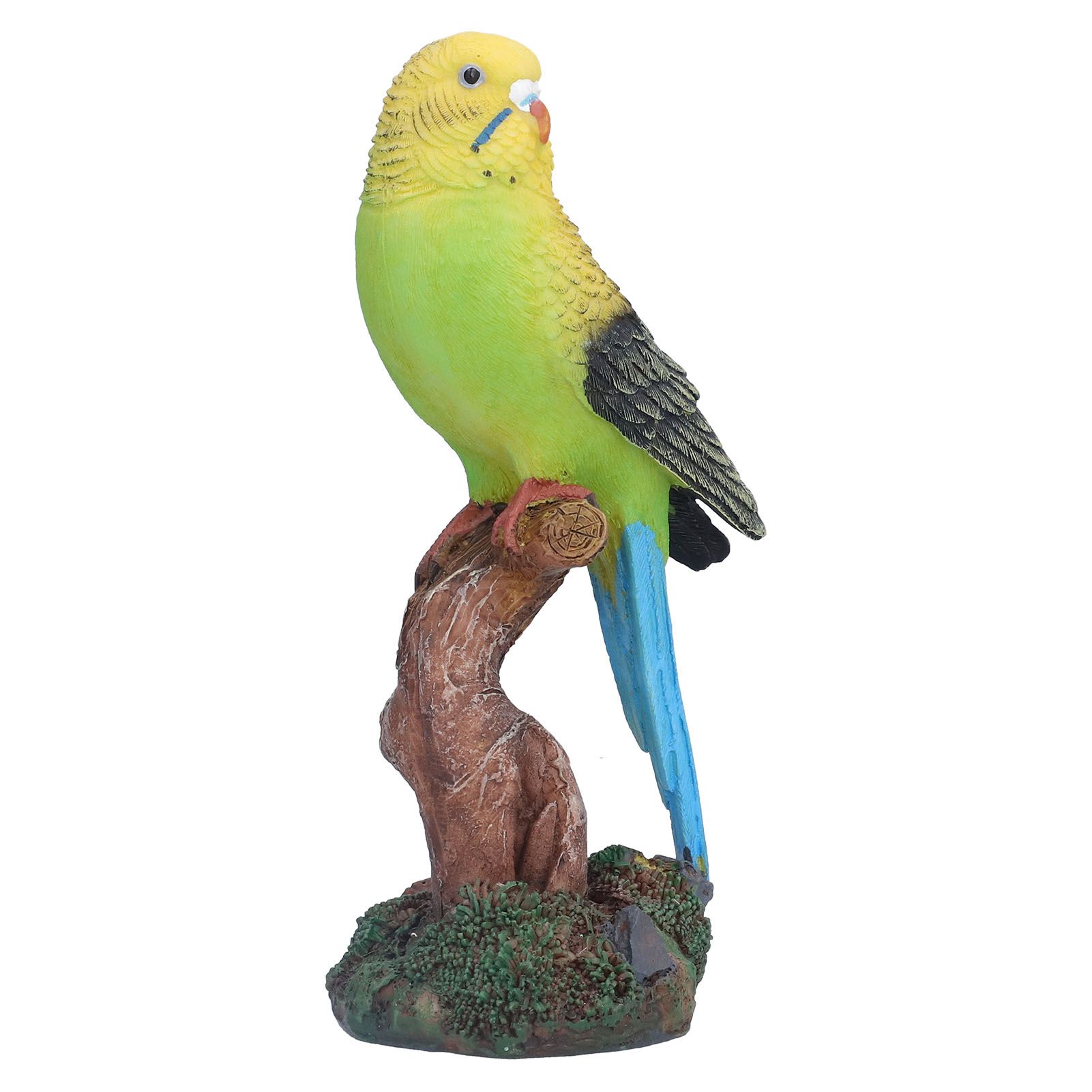 Resin Parrot Ornament Home Decorations Bonsai Small Bird Model Gift Resin Crafts Yellow - Image 5